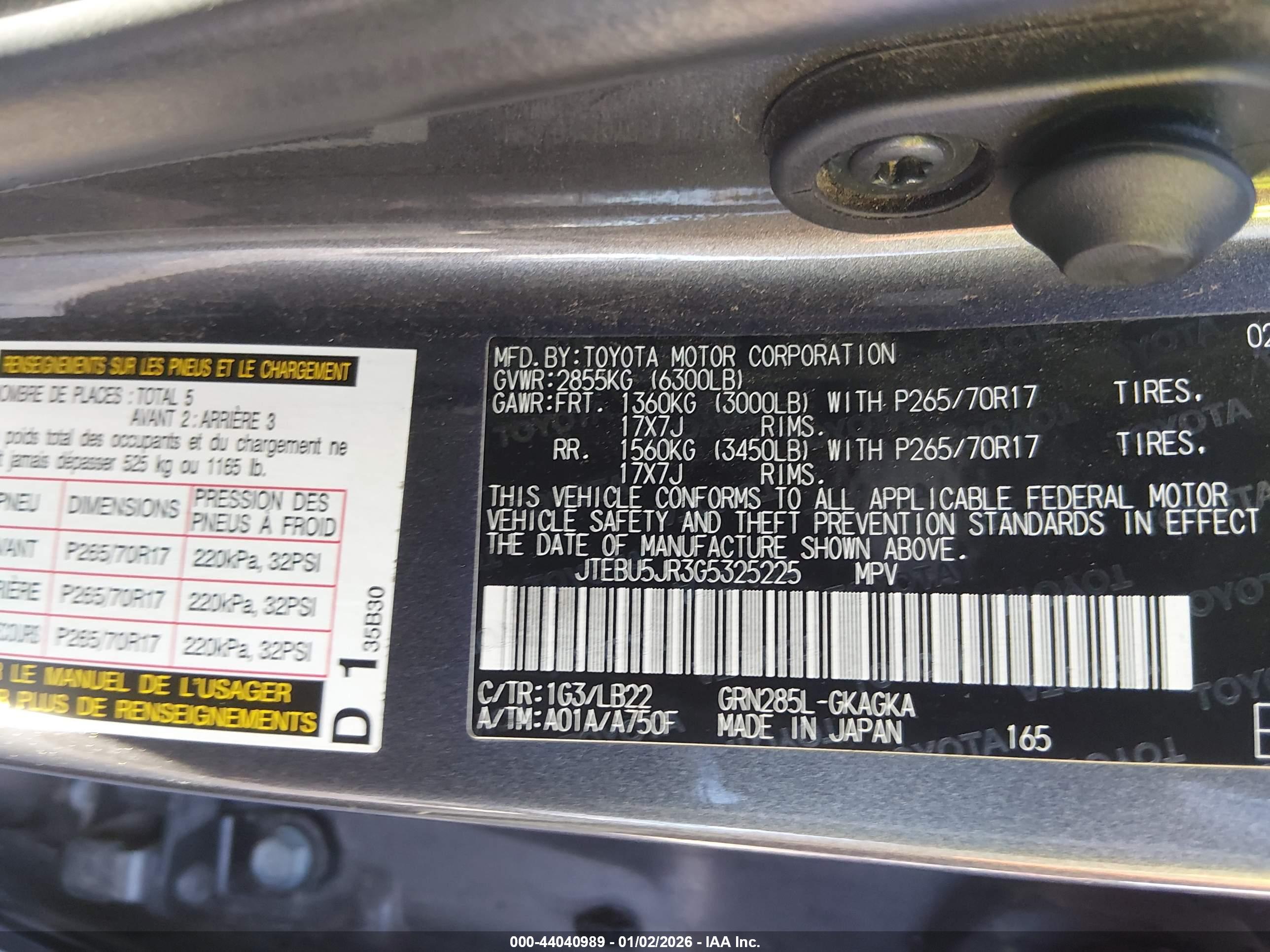 TOYOTA 4RUNNER image 9