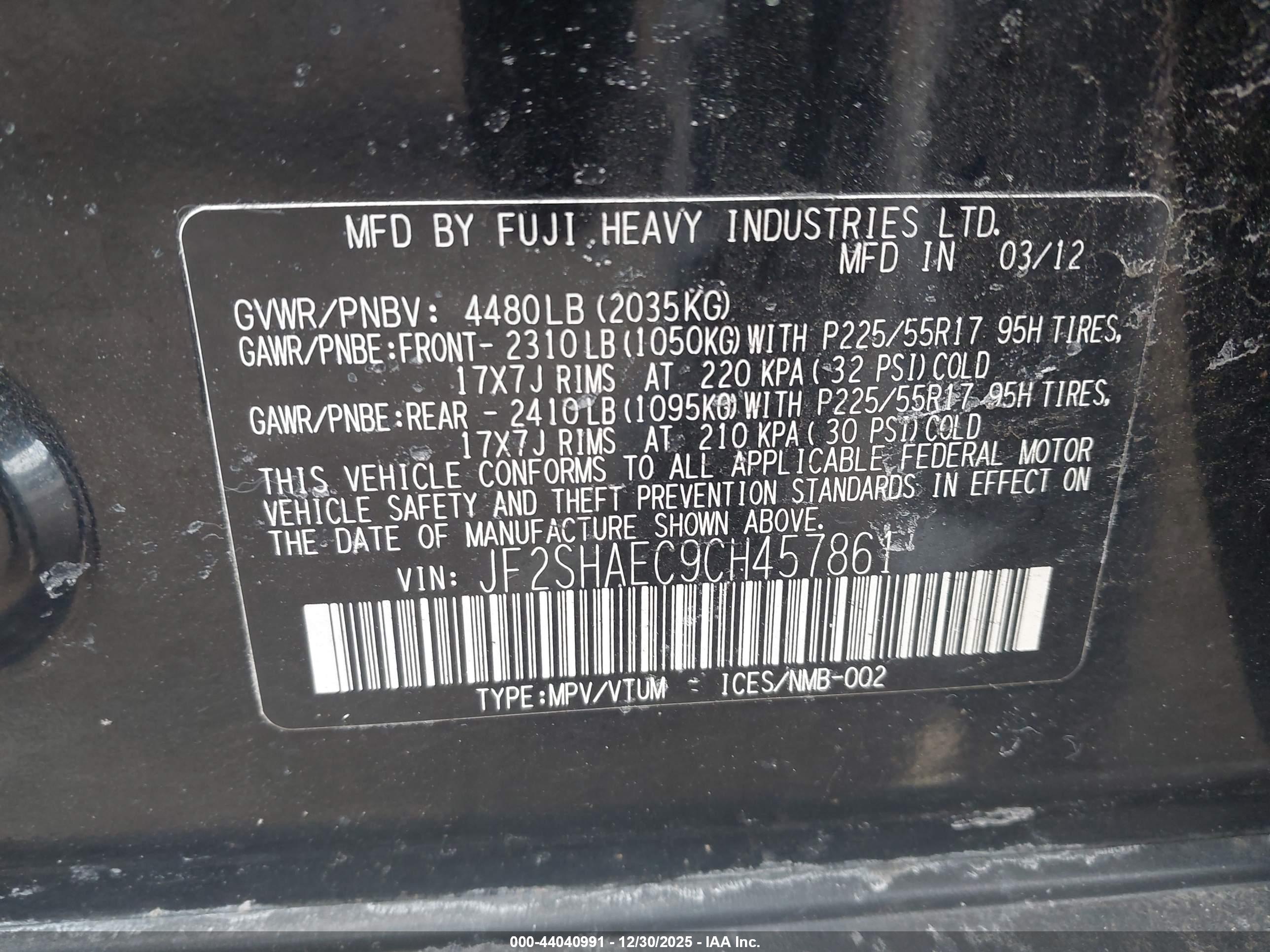SUBARU FORESTER image 9
