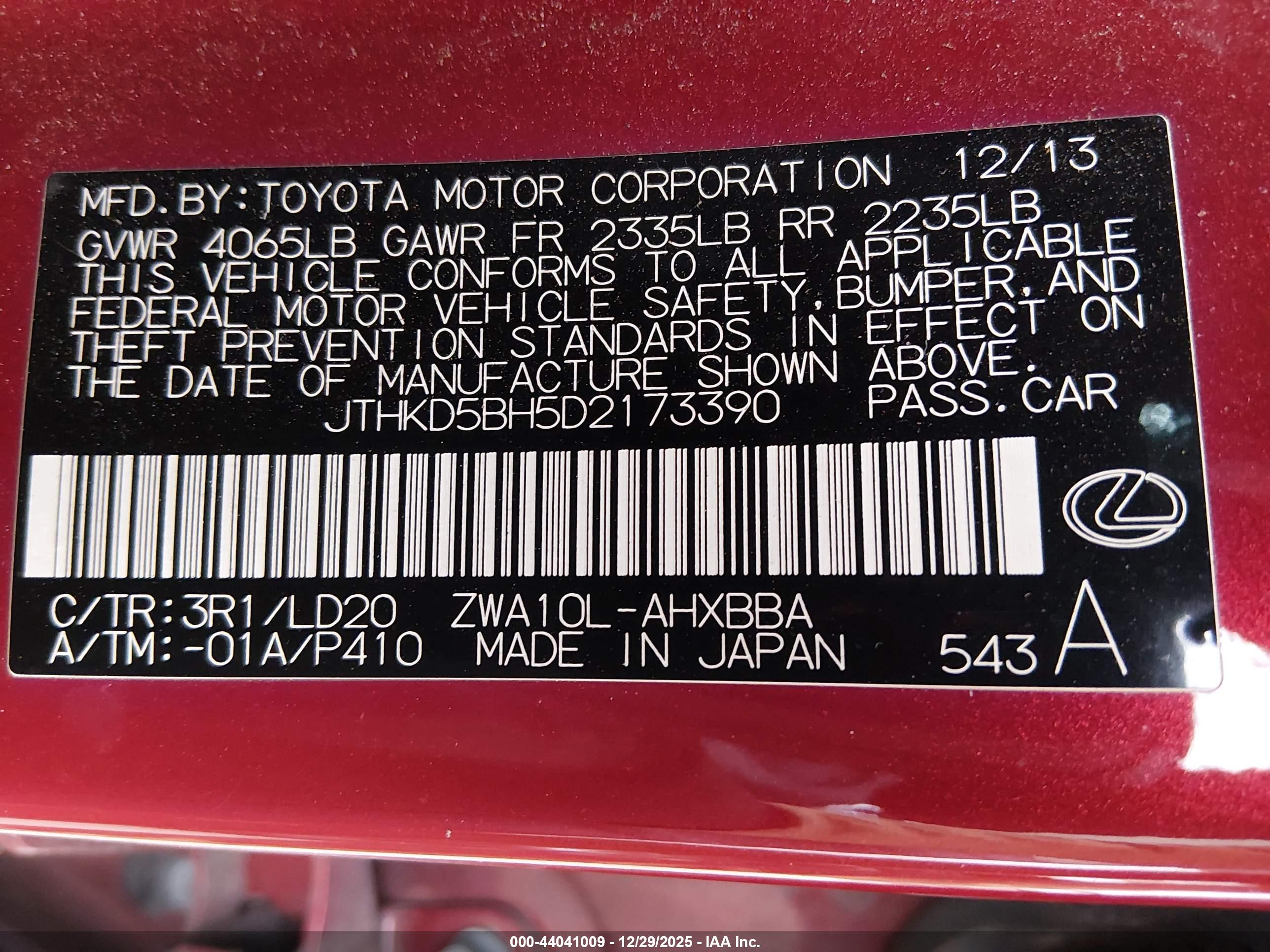 LEXUS CT image 9
