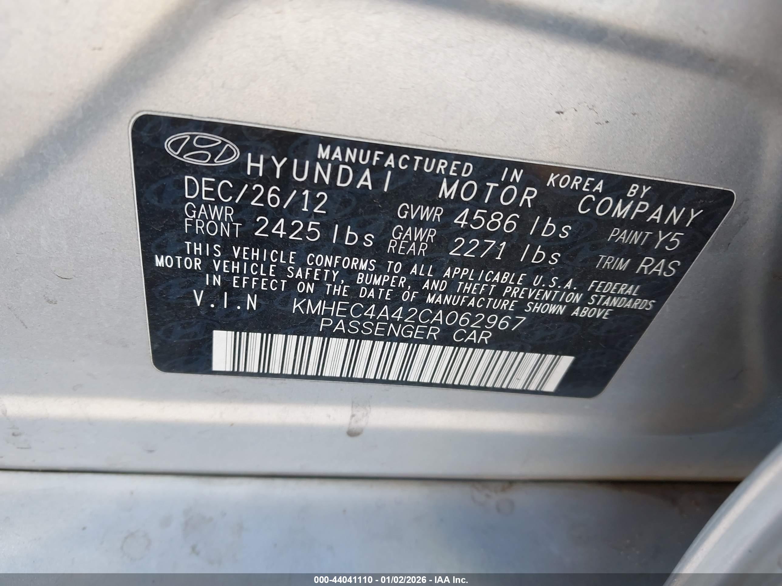 HYUNDAI SONATA image 9