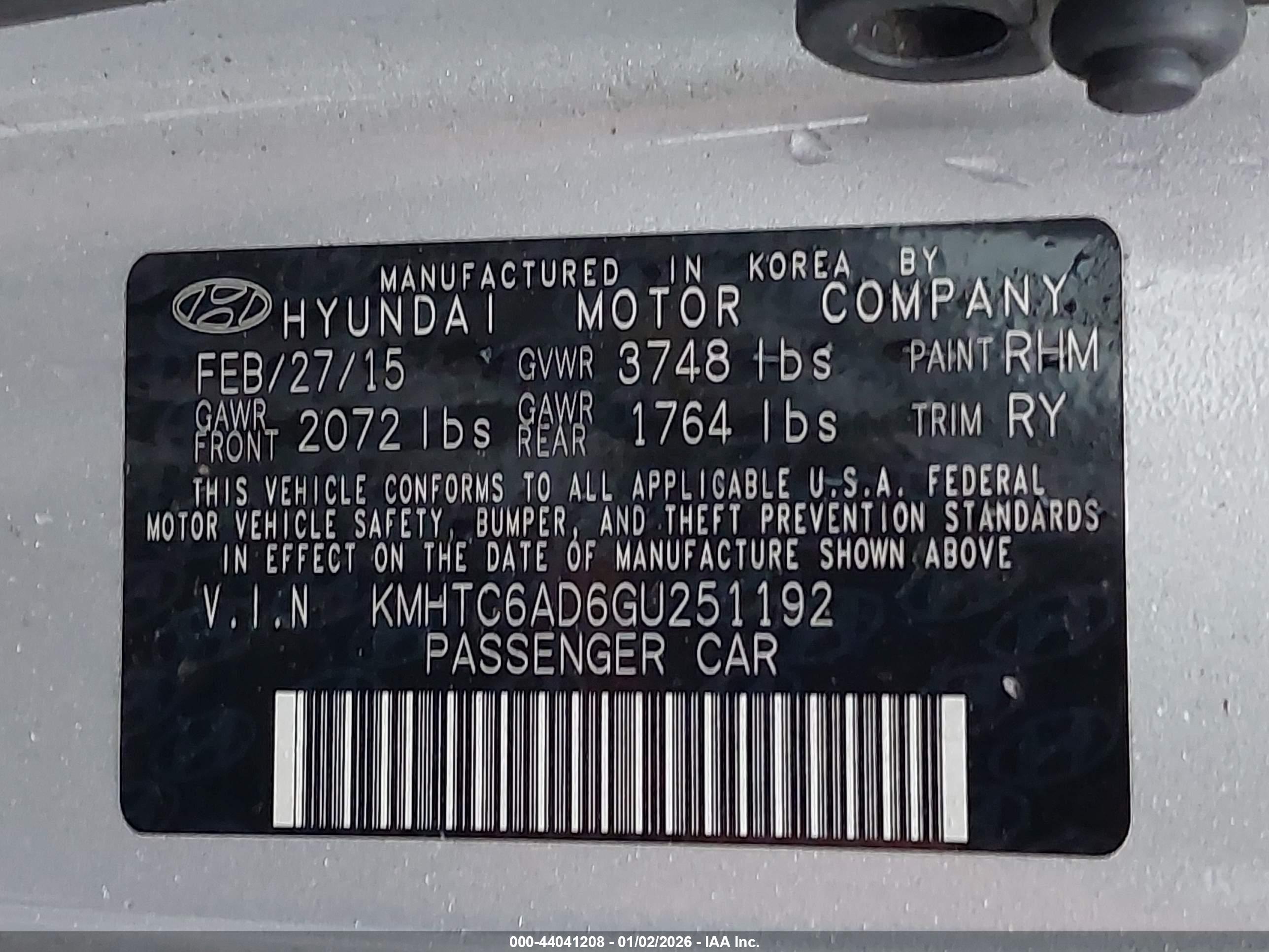 HYUNDAI VELOSTER image 9