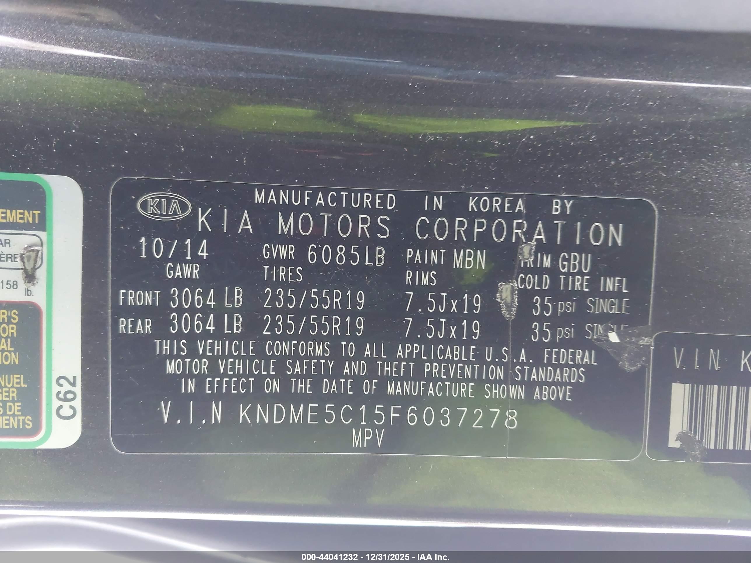 KIA SEDONA image 9