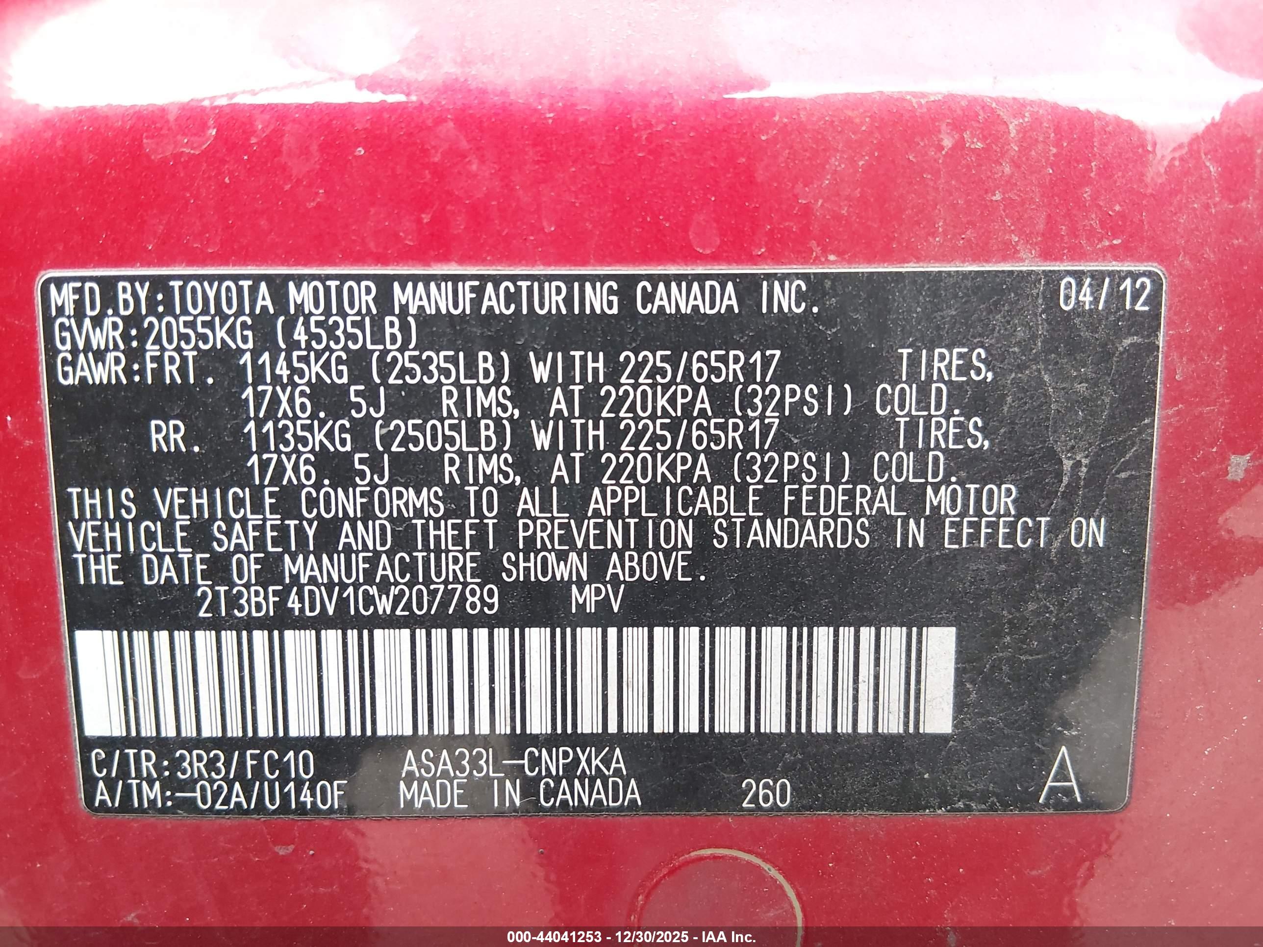 TOYOTA RAV4 image 9