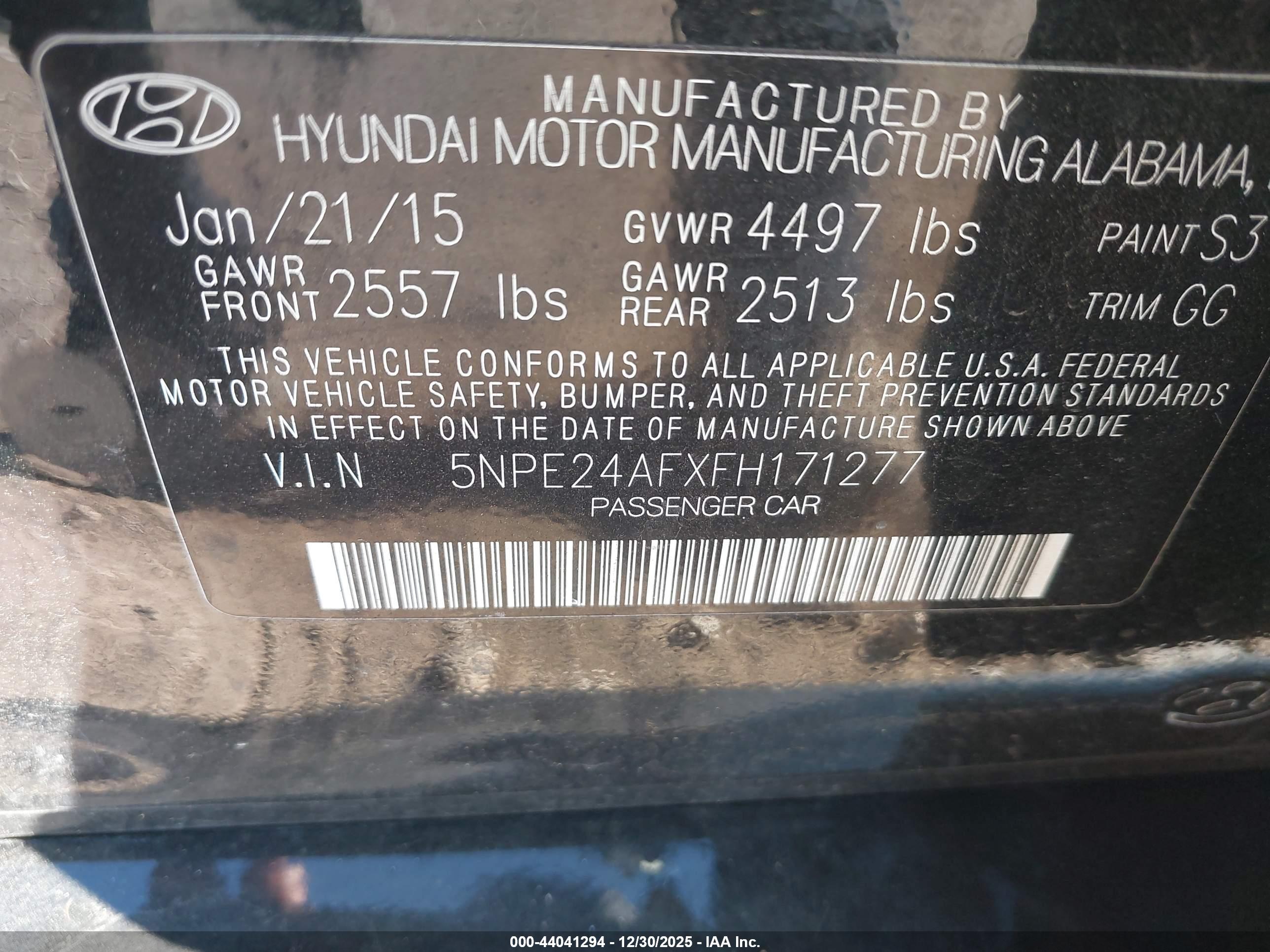 HYUNDAI SONATA image 9