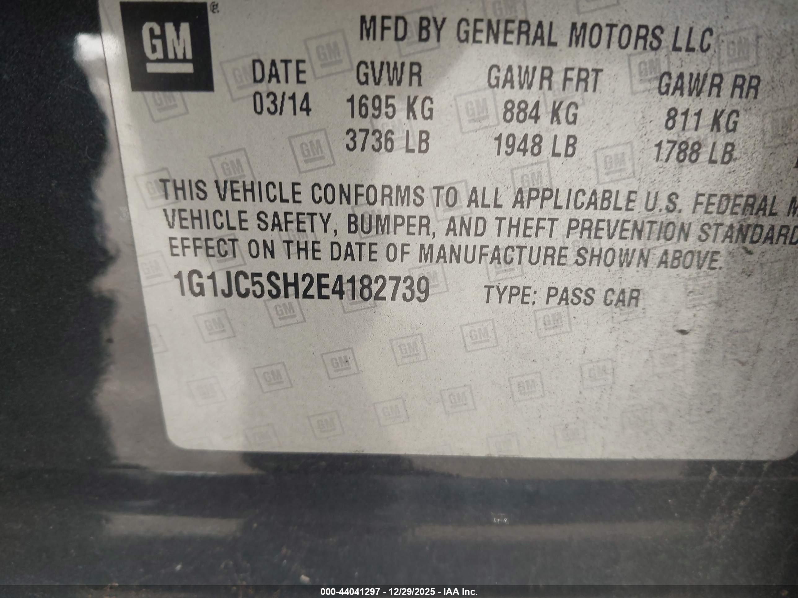 CHEVROLET SONIC image 9