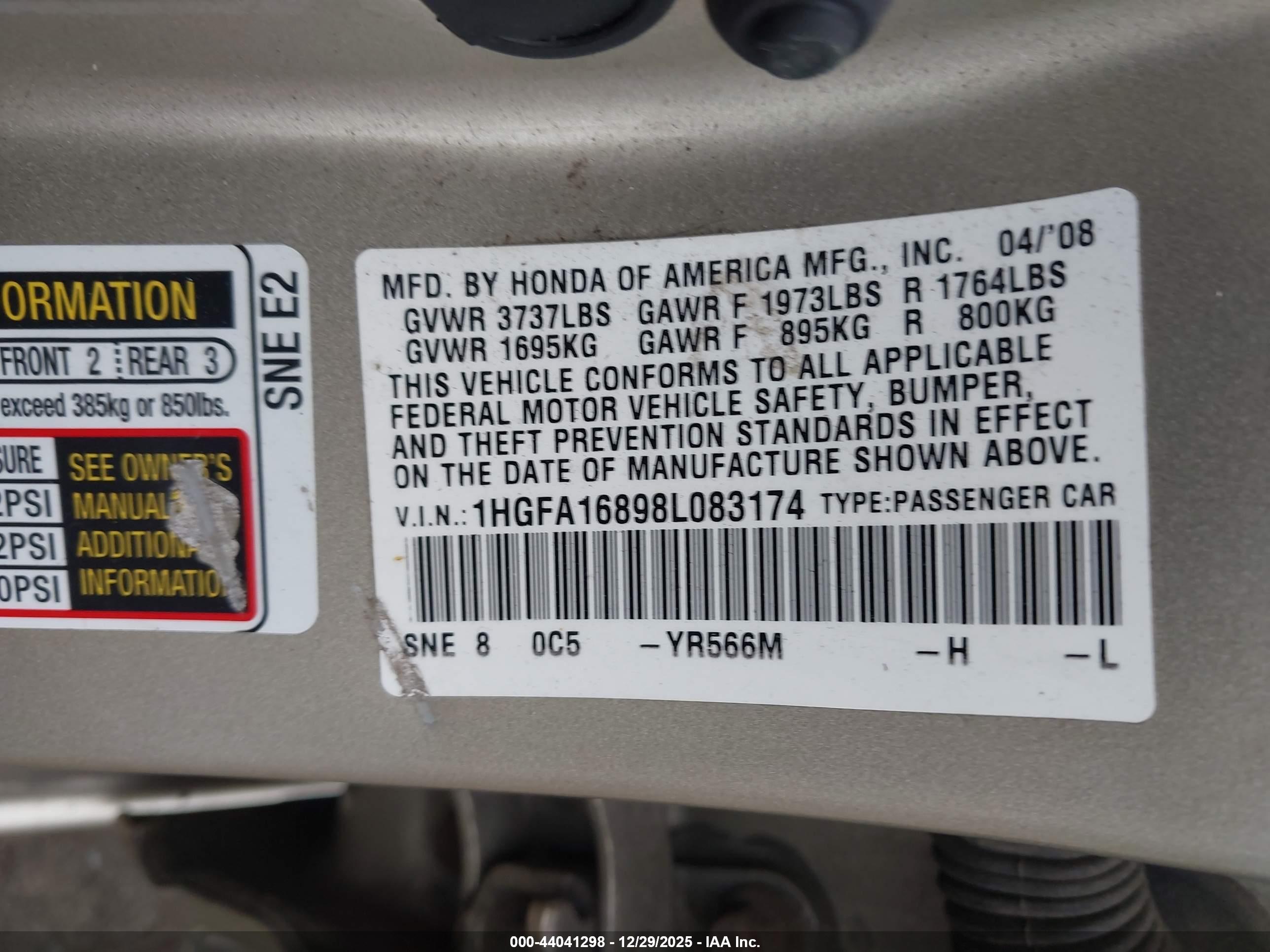 HONDA CIVIC image 11