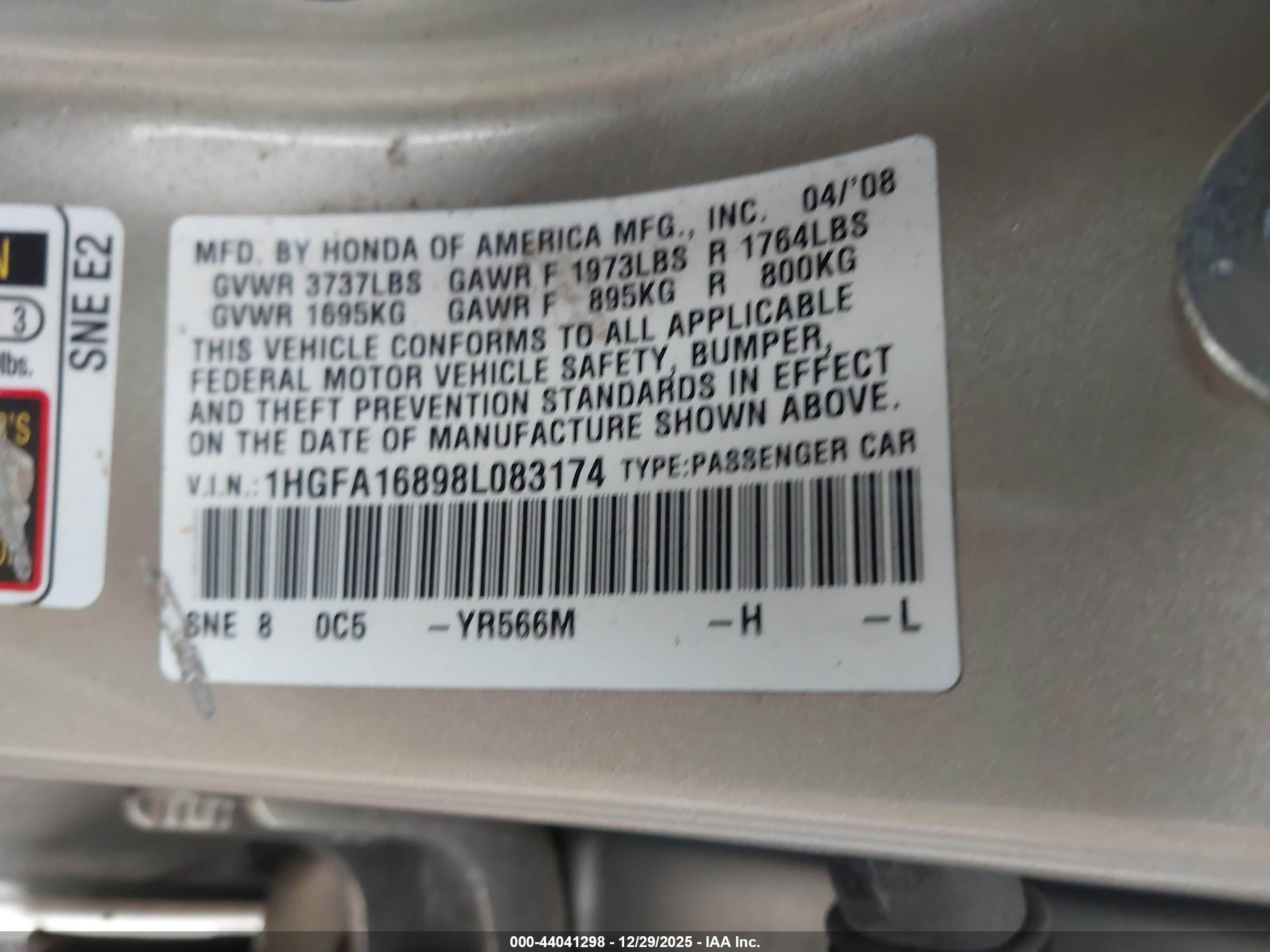 HONDA CIVIC image 9