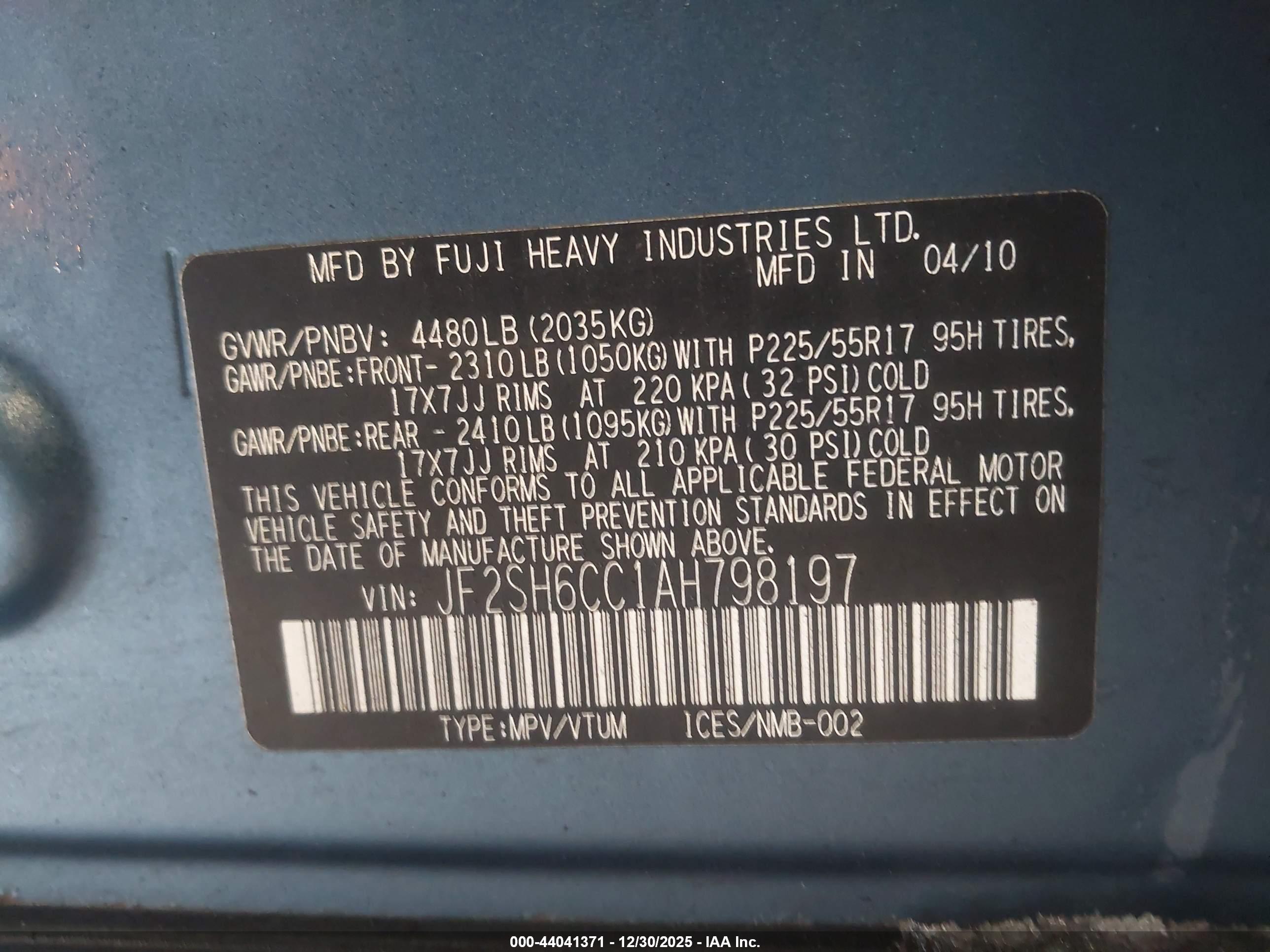 SUBARU FORESTER image 9