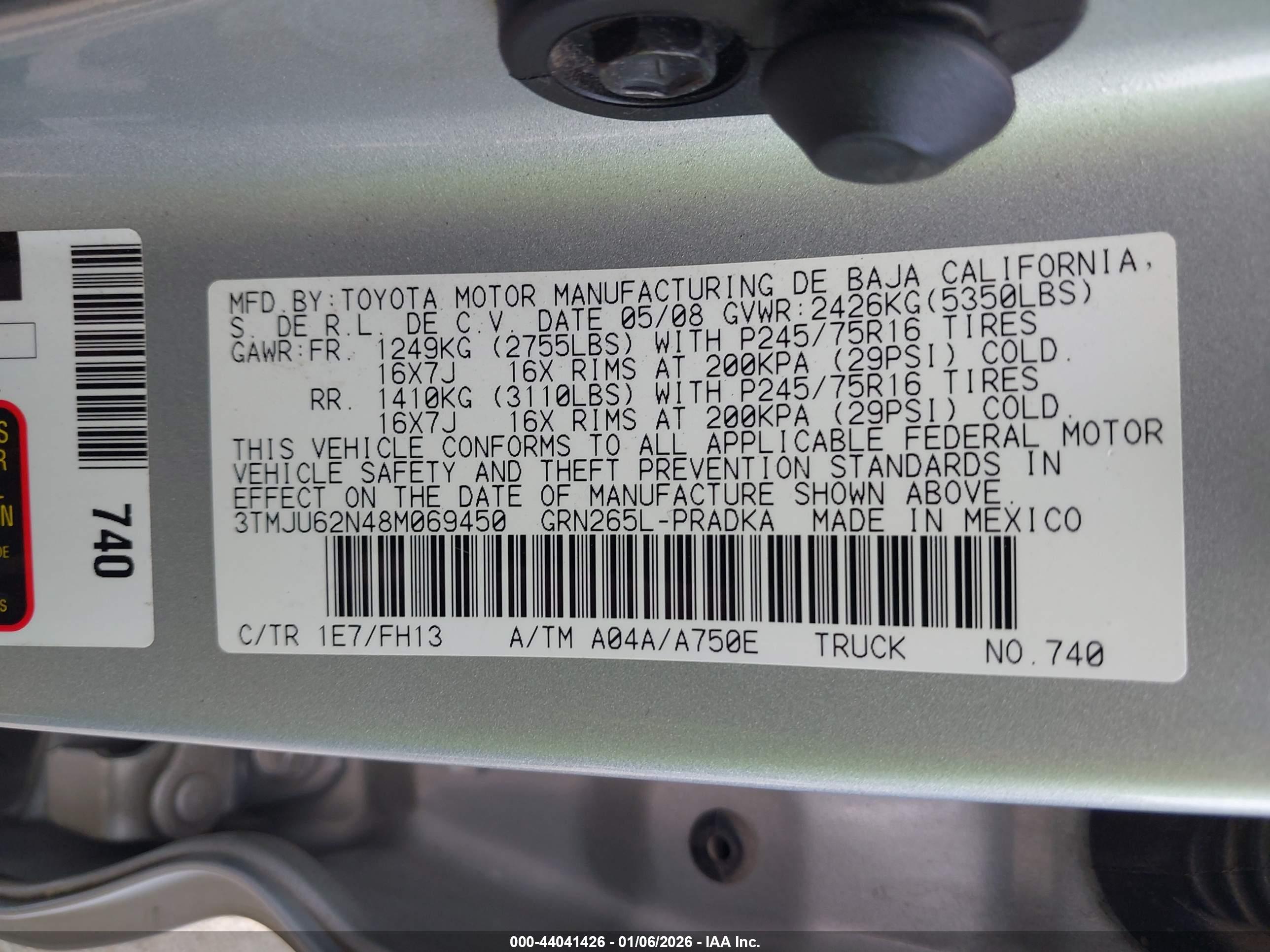TOYOTA TACOMA image 9