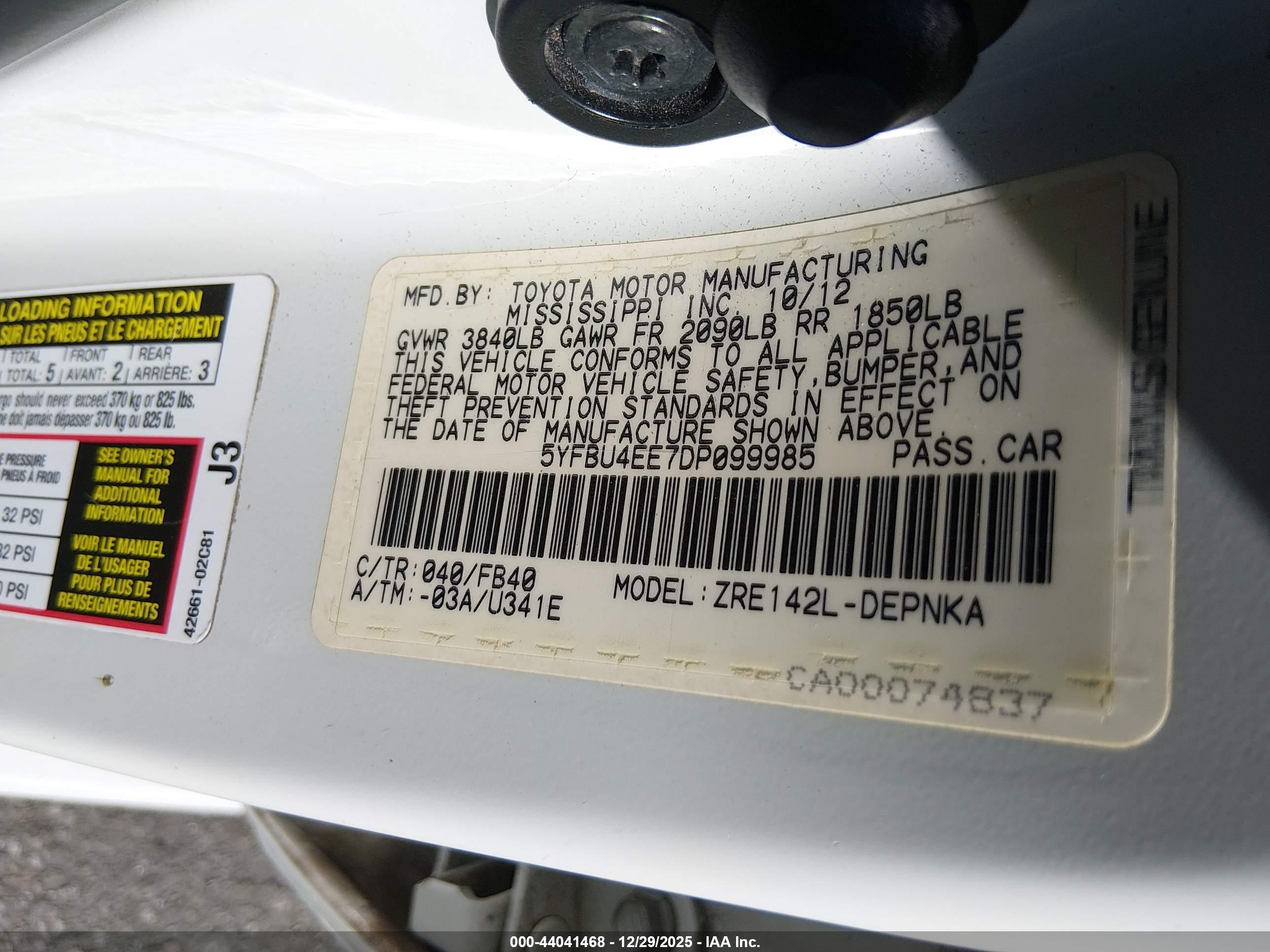 TOYOTA COROLLA image 9