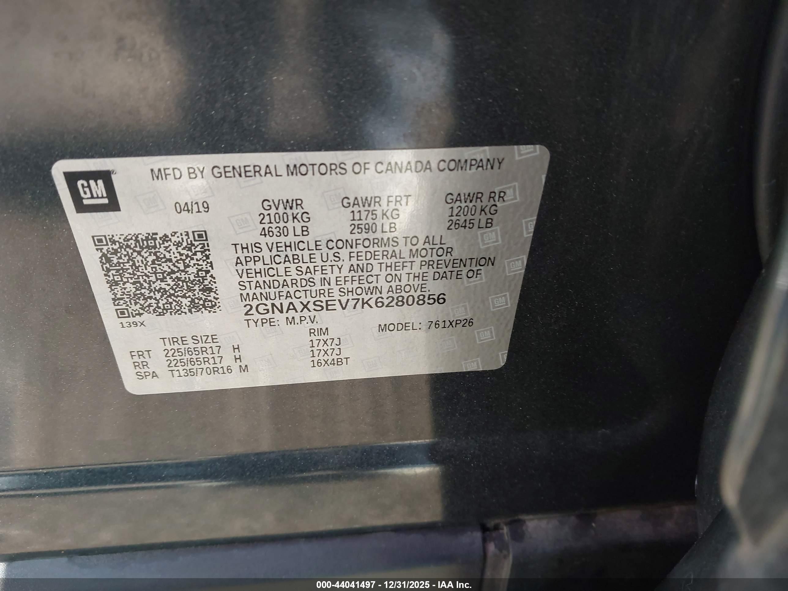 CHEVROLET EQUINOX image 9