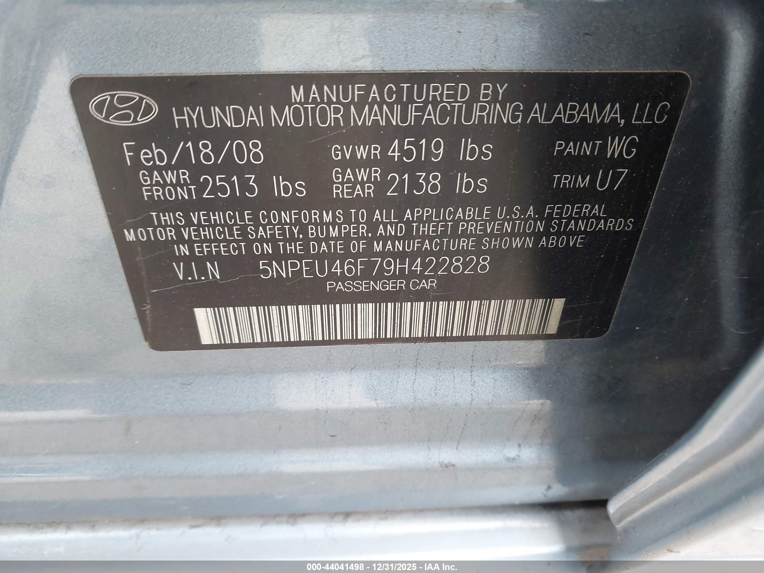 HYUNDAI SONATA image 9