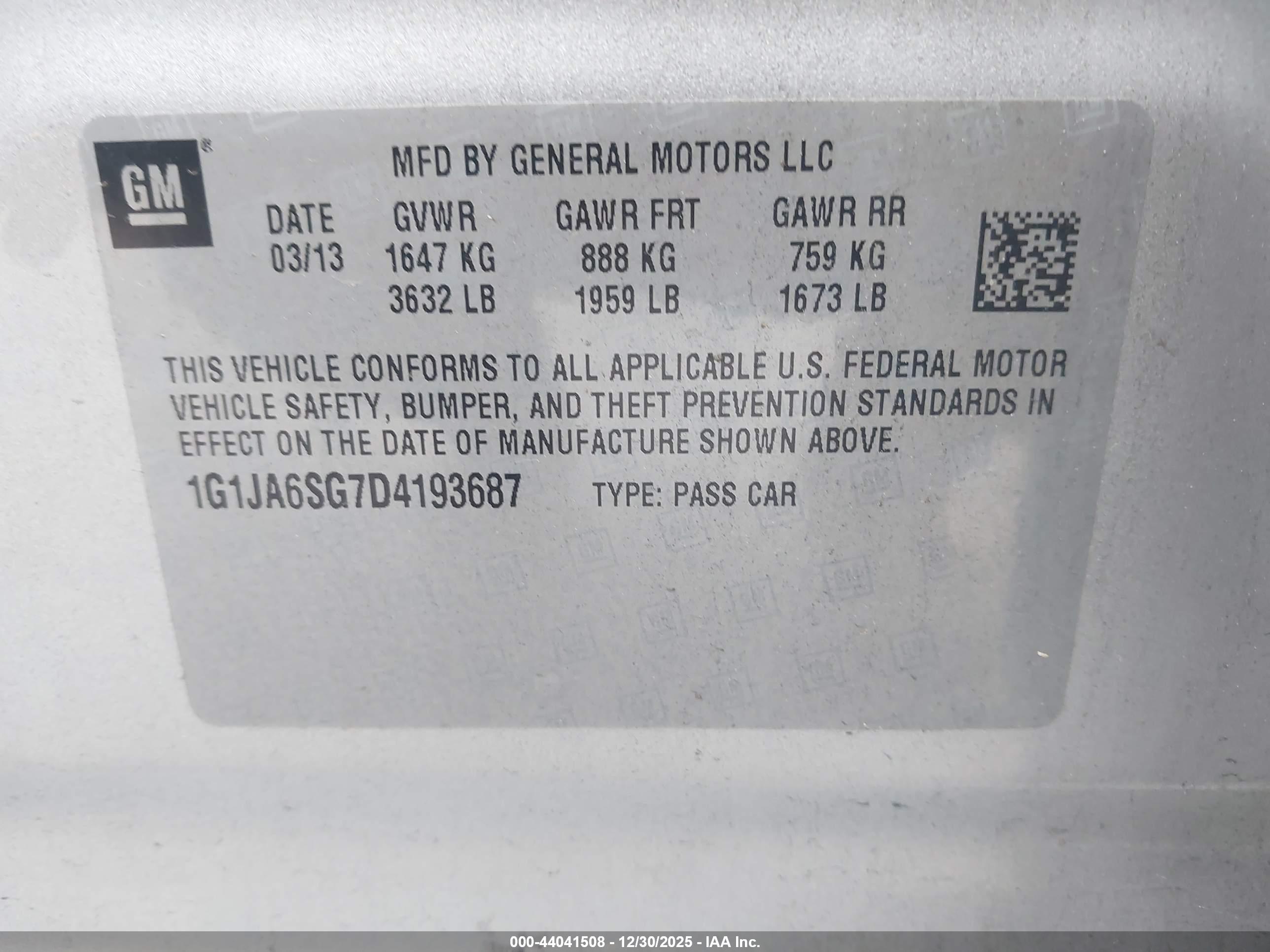 CHEVROLET SONIC image 9