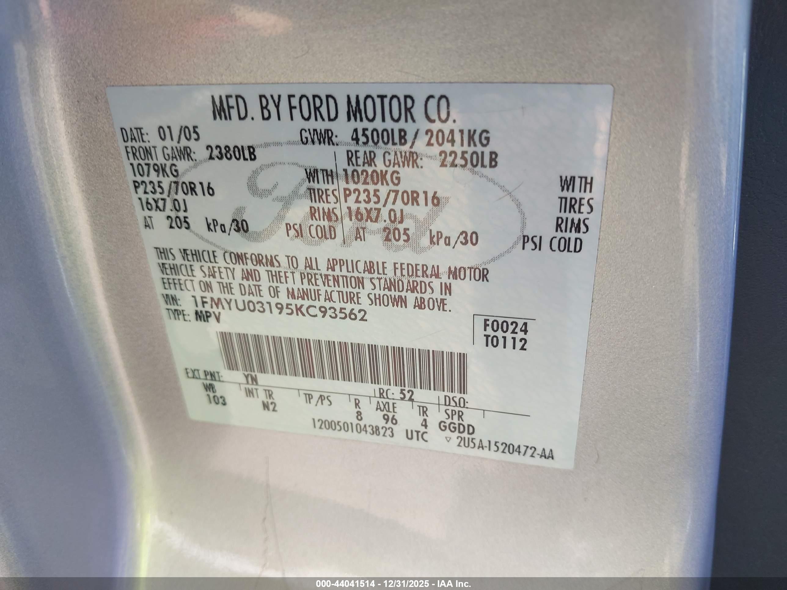 FORD ESCAPE image 9