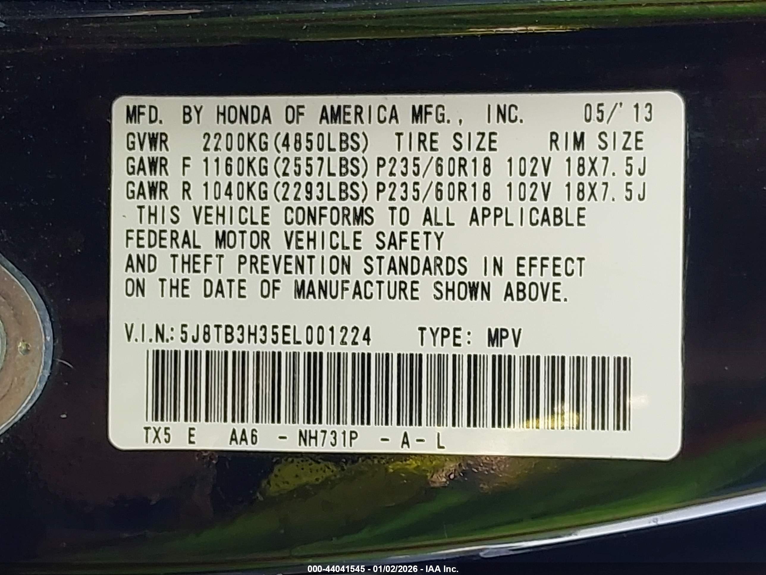 ACURA RDX image 9
