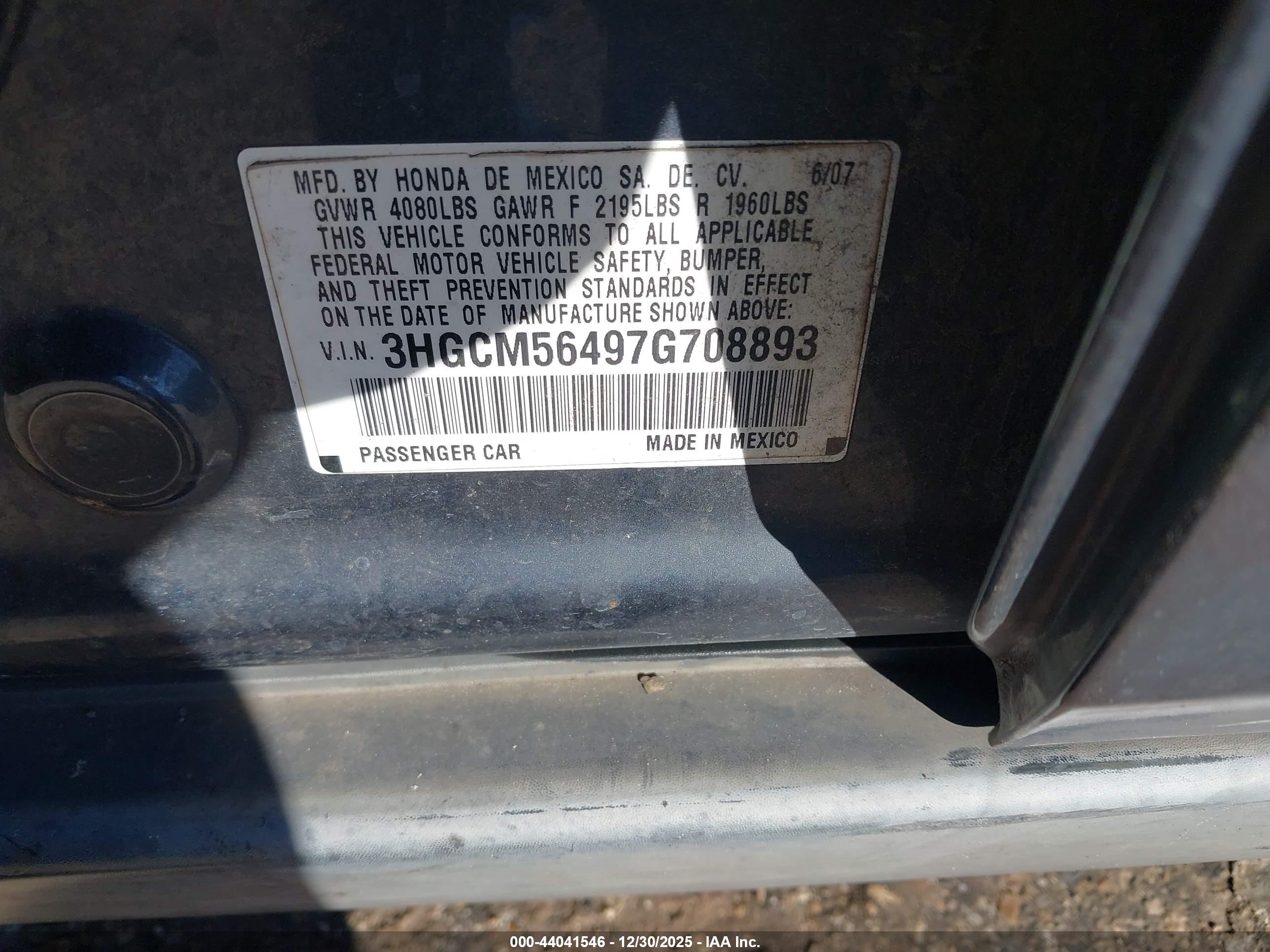 HONDA ACCORD image 9