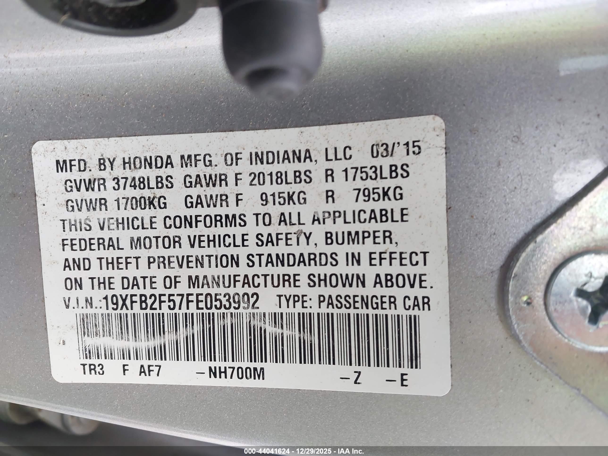 HONDA CIVIC image 9