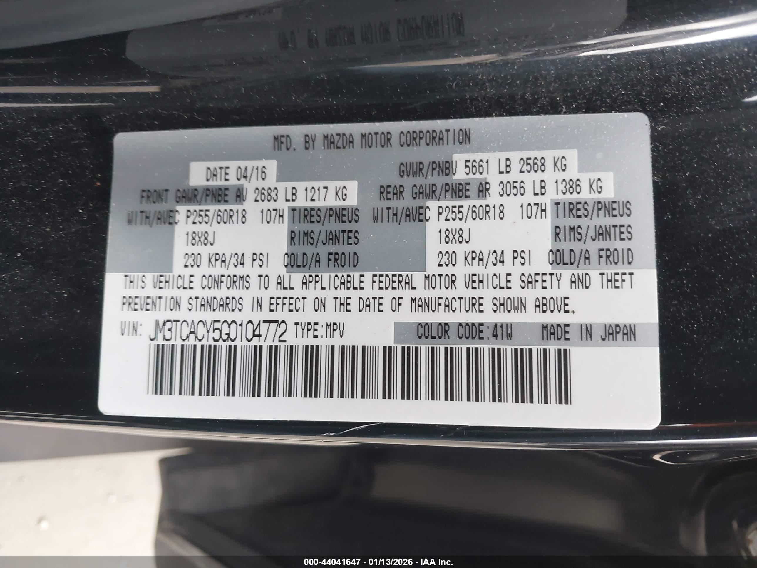MAZDA CX-9 image 9