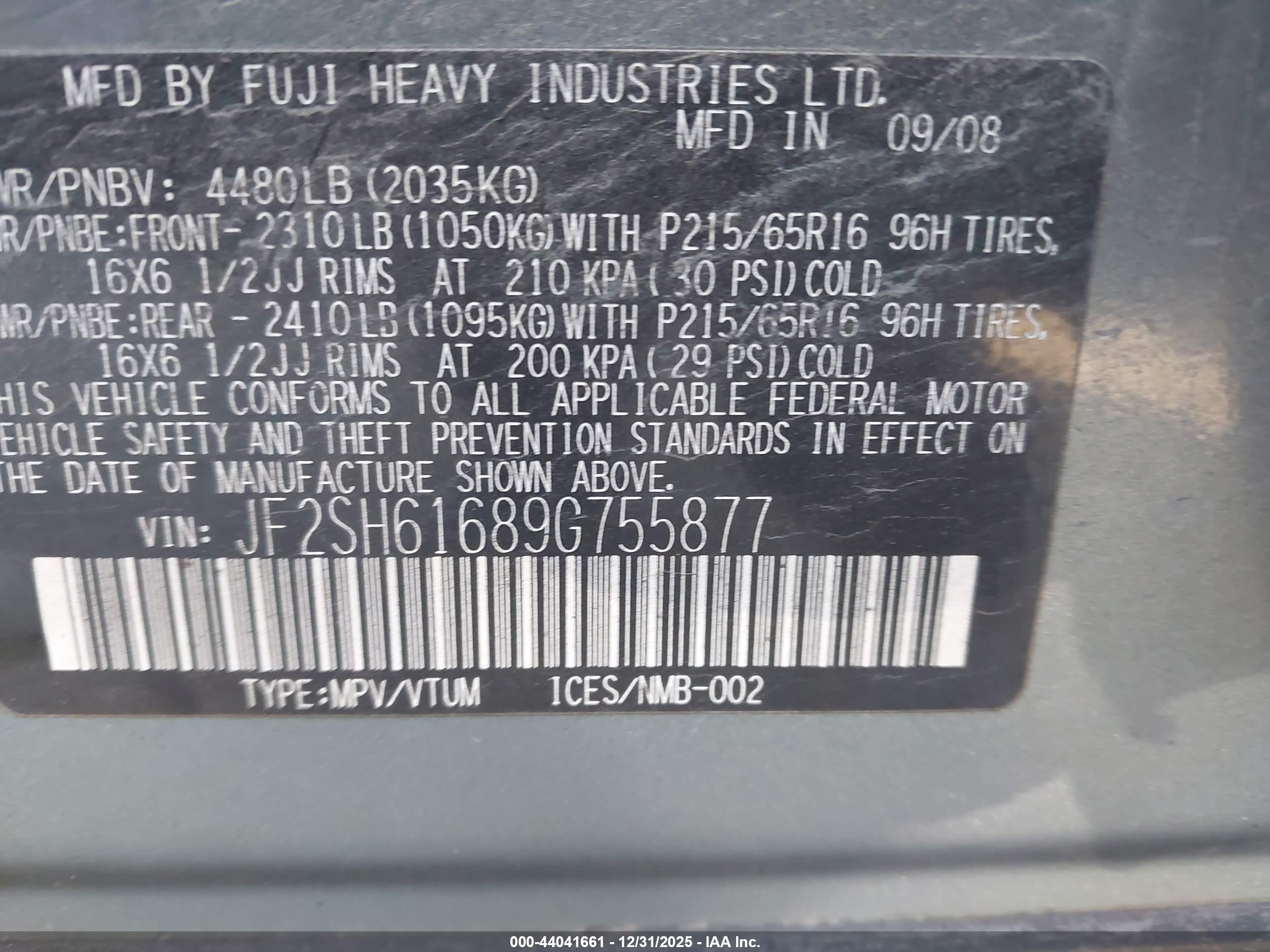 SUBARU FORESTER image 9