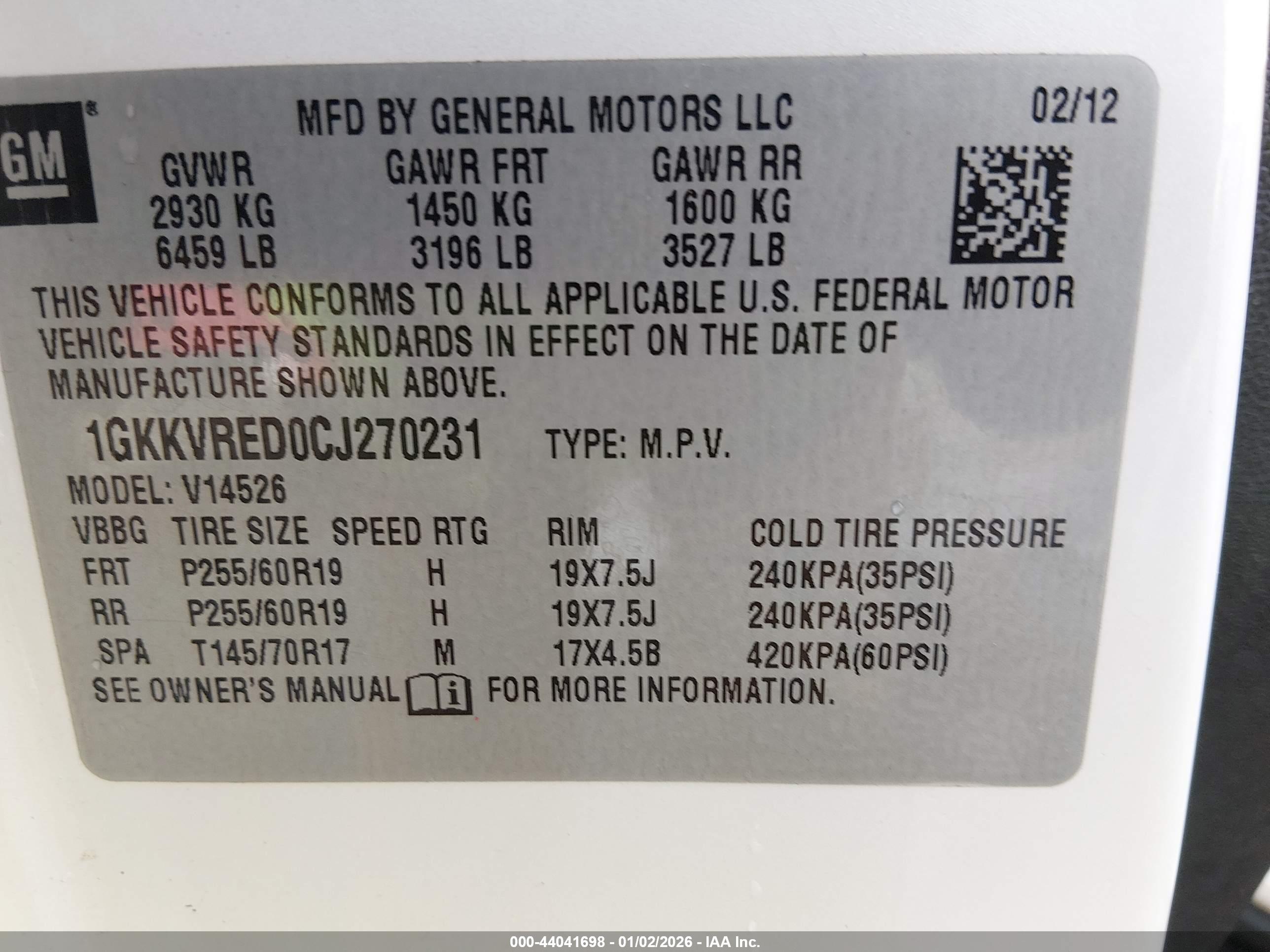 GMC ACADIA image 9