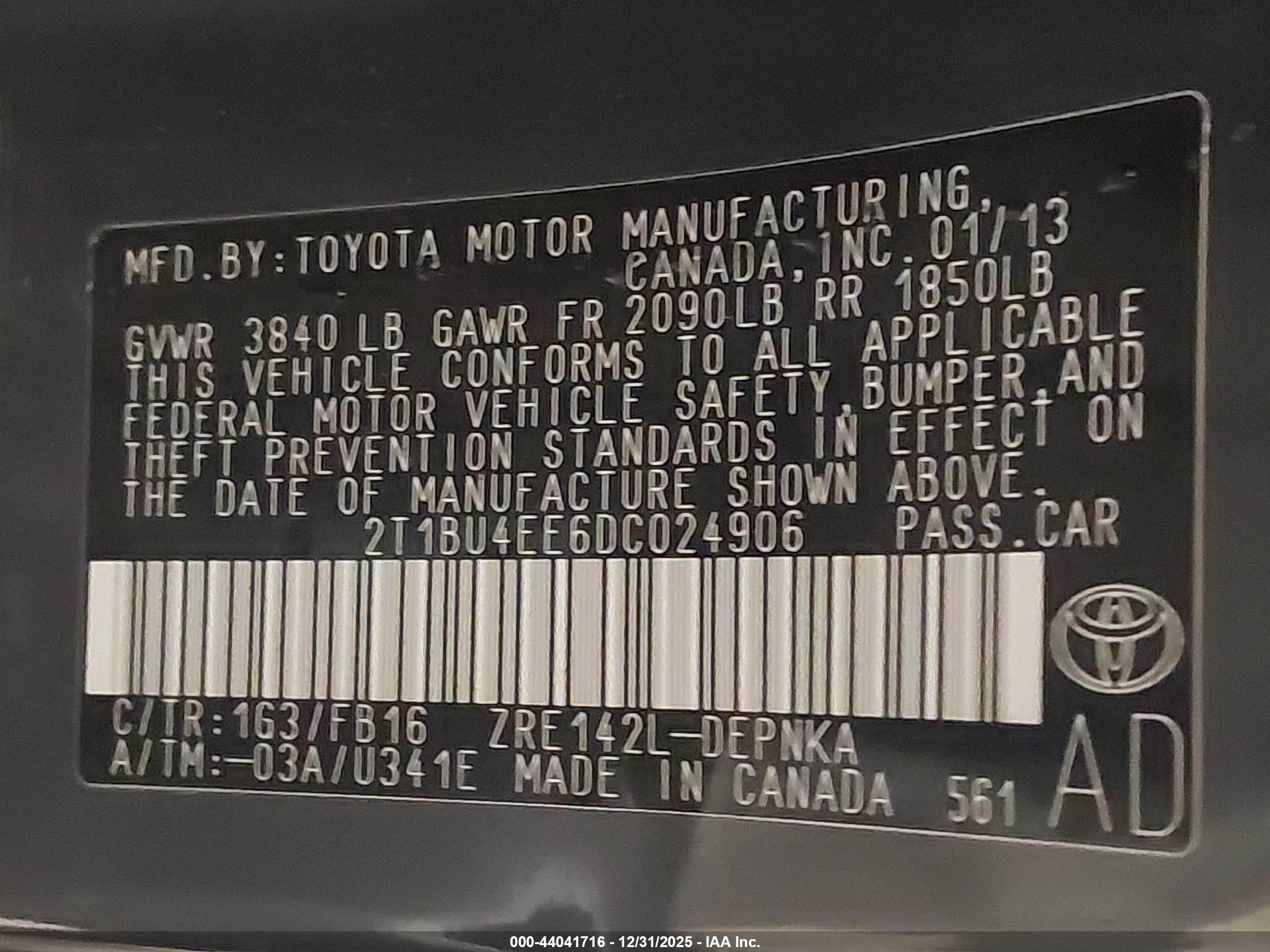TOYOTA COROLLA image 9
