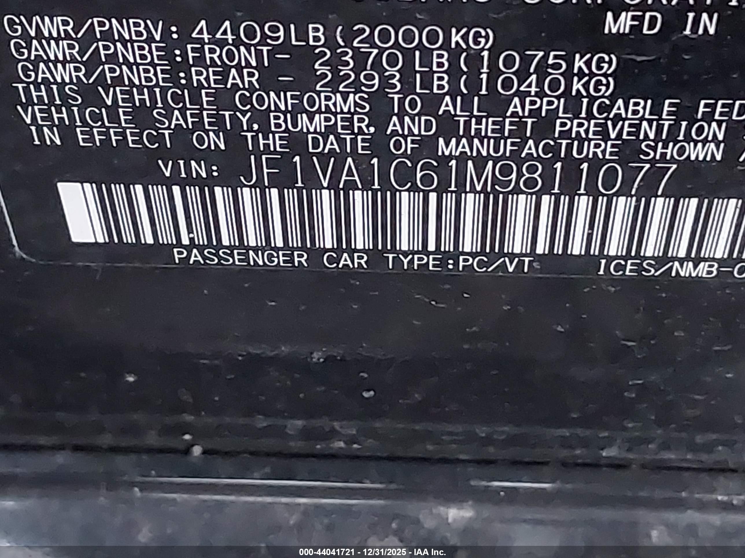 SUBARU WRX image 9