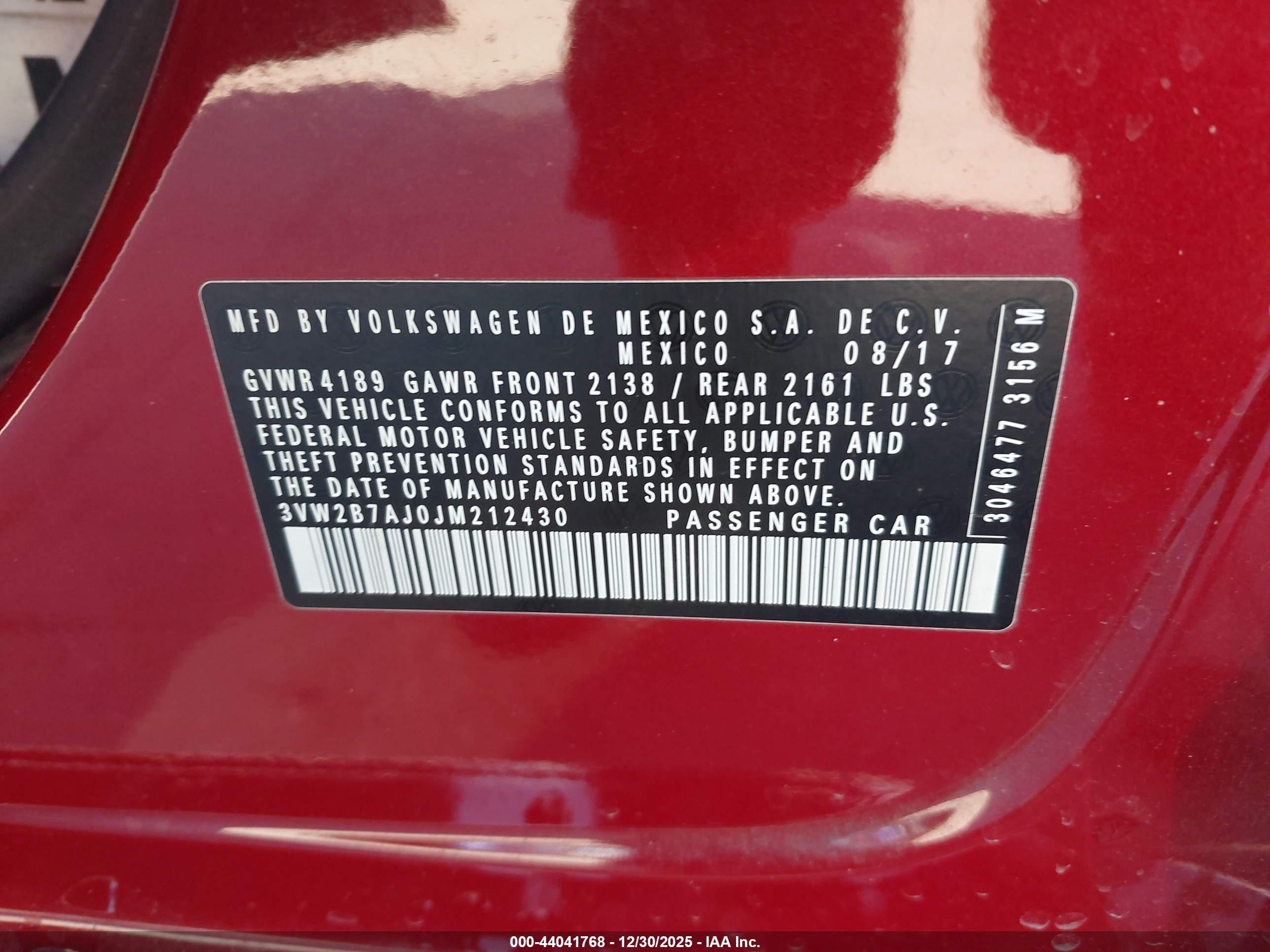 VOLKSWAGEN JETTA image 9