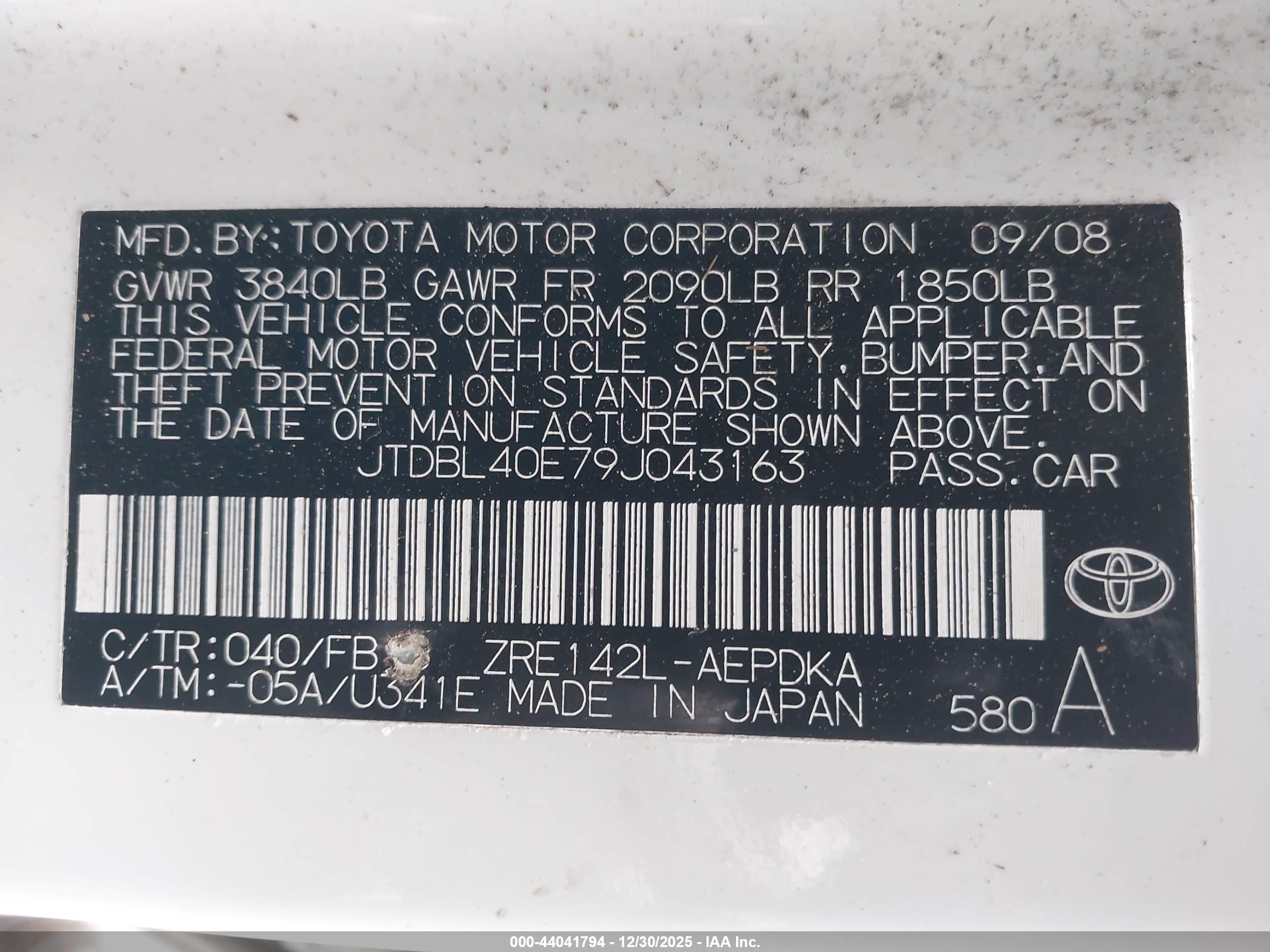 TOYOTA COROLLA image 9