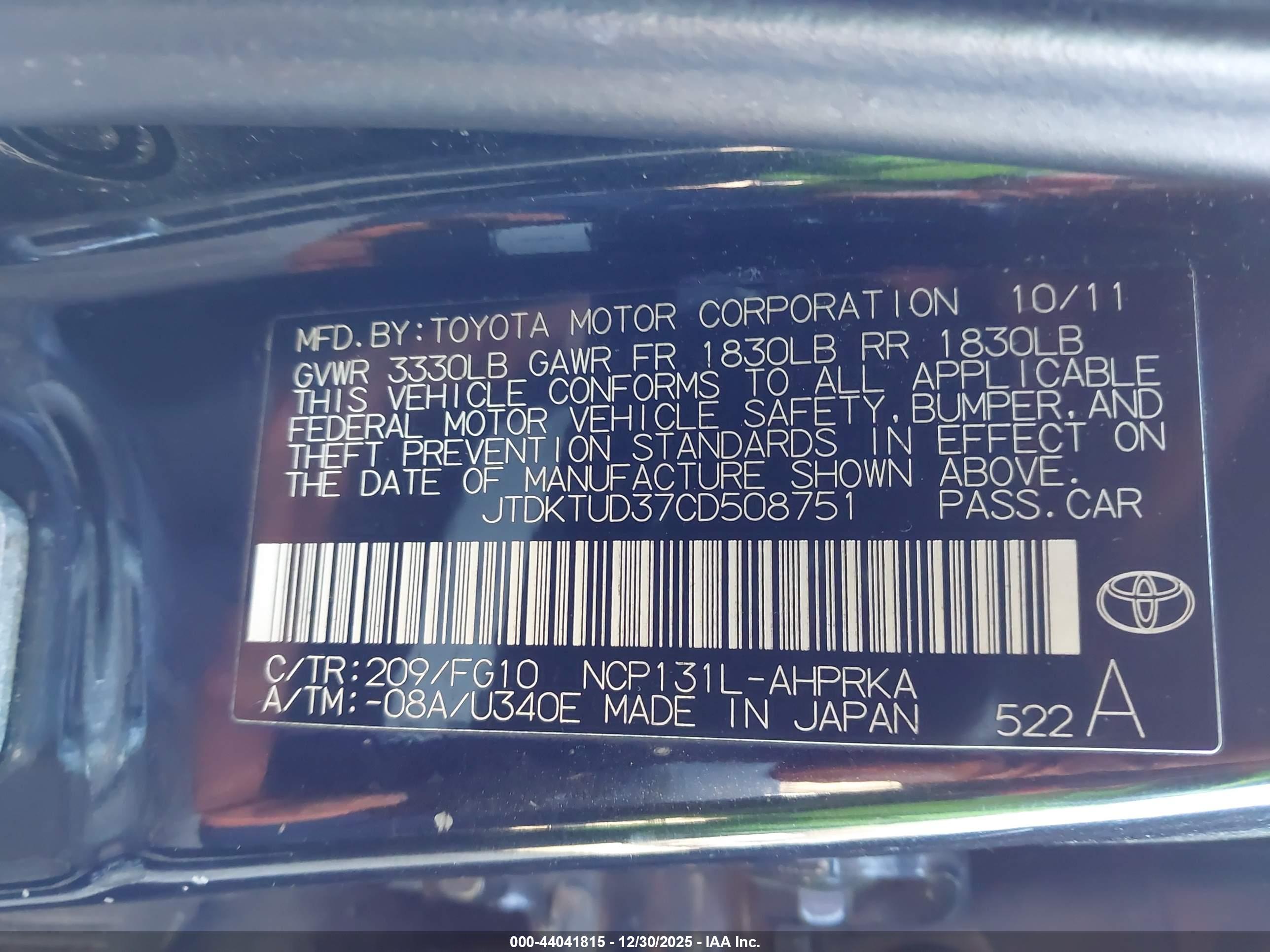 TOYOTA YARIS image 9