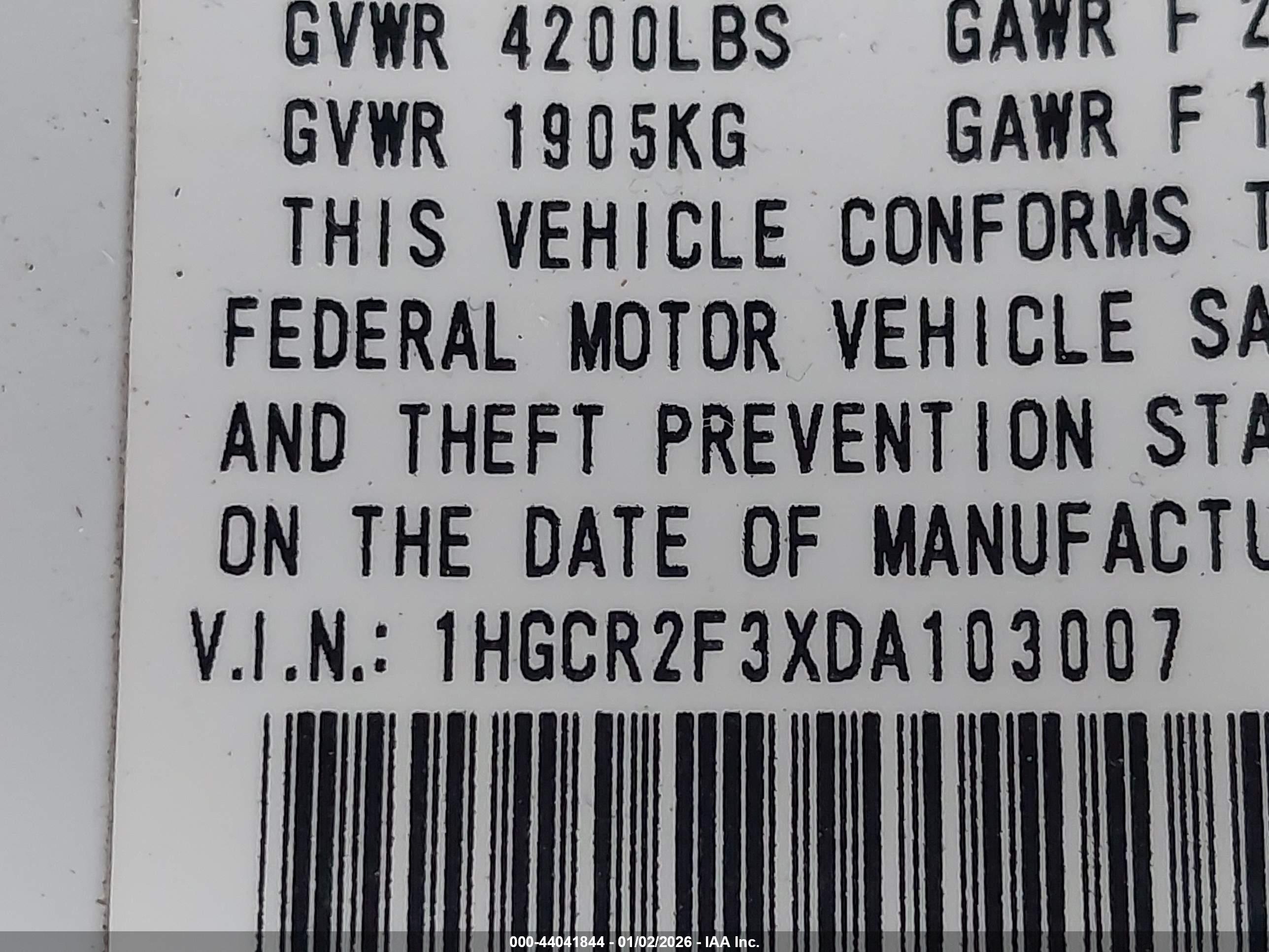 HONDA ACCORD image 9