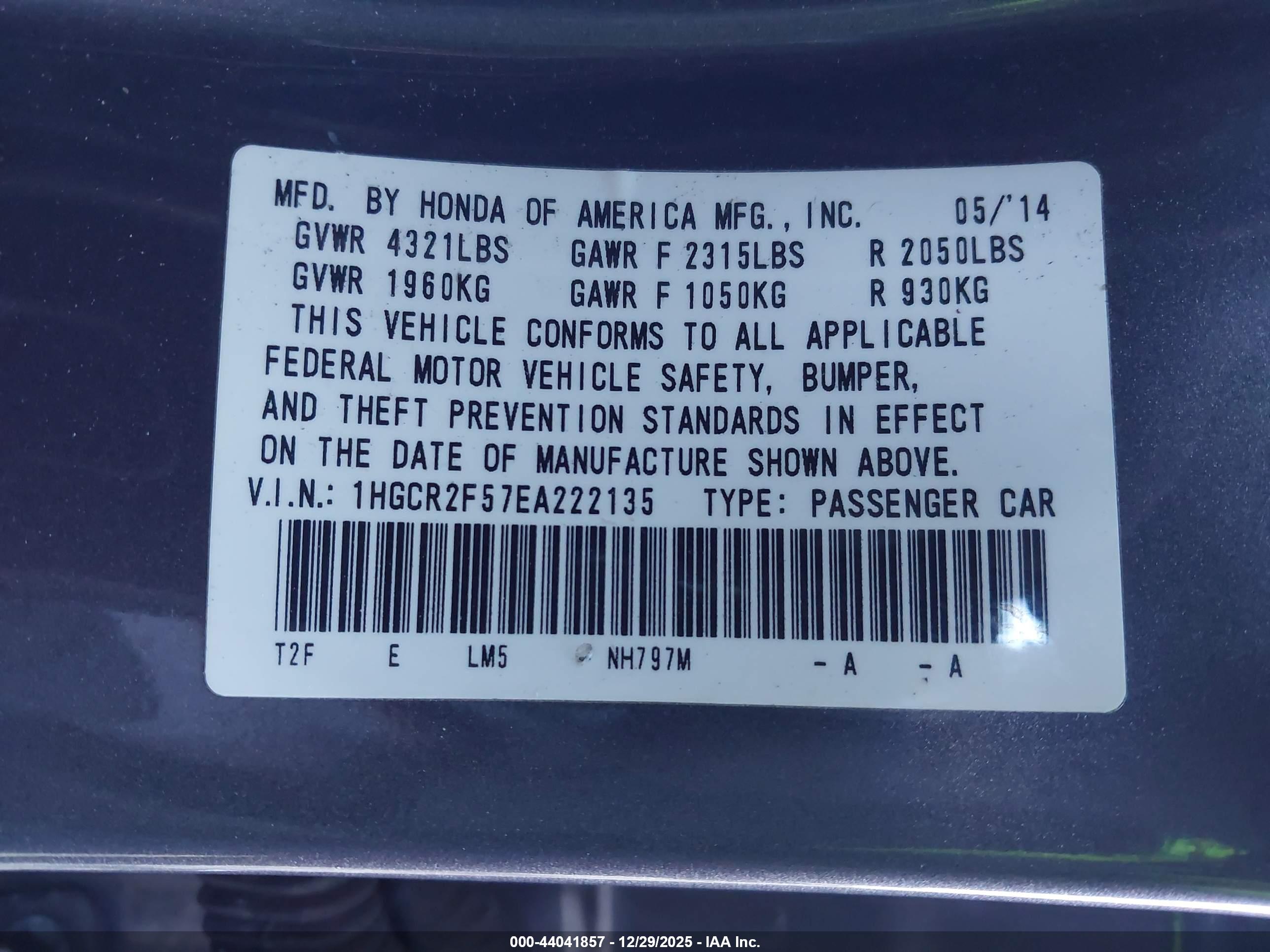 HONDA ACCORD image 9