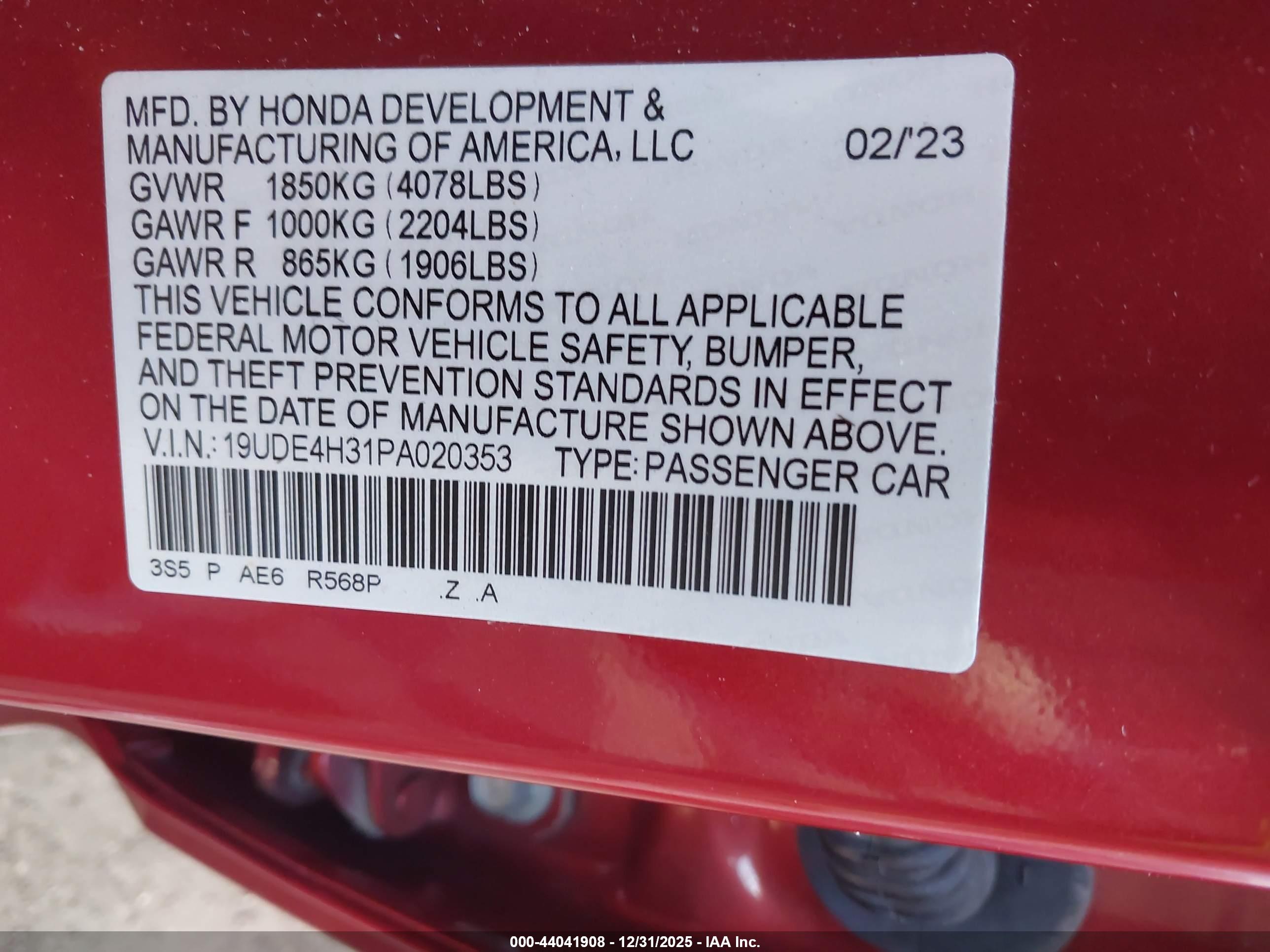 ACURA INTEGRA image 9