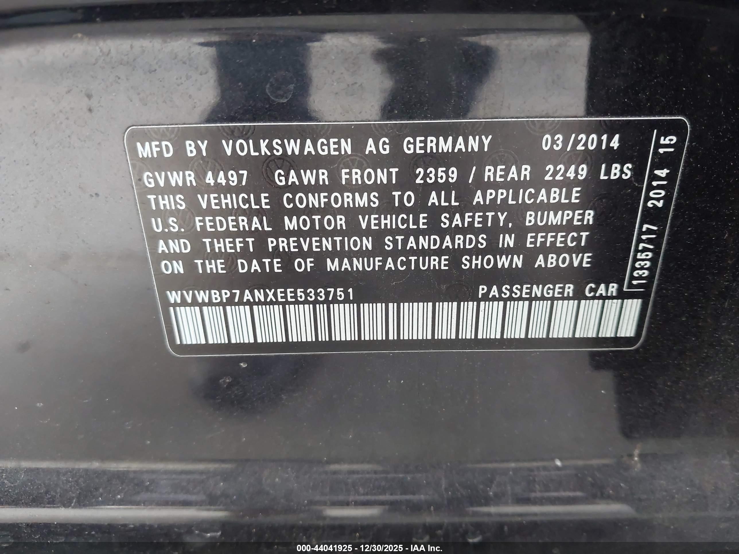 VOLKSWAGEN CC image 9