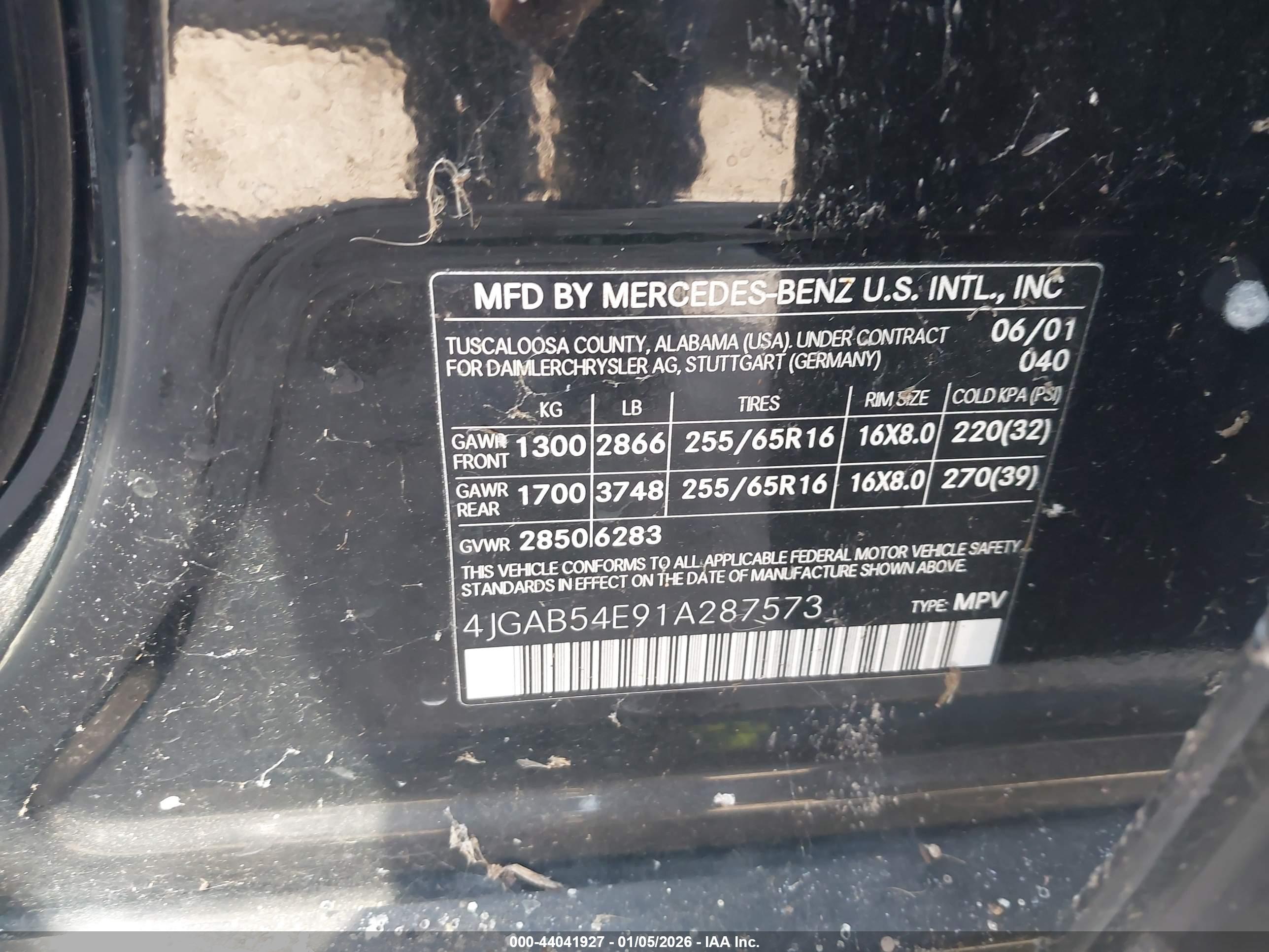 MERCEDES-BENZ ML image 9