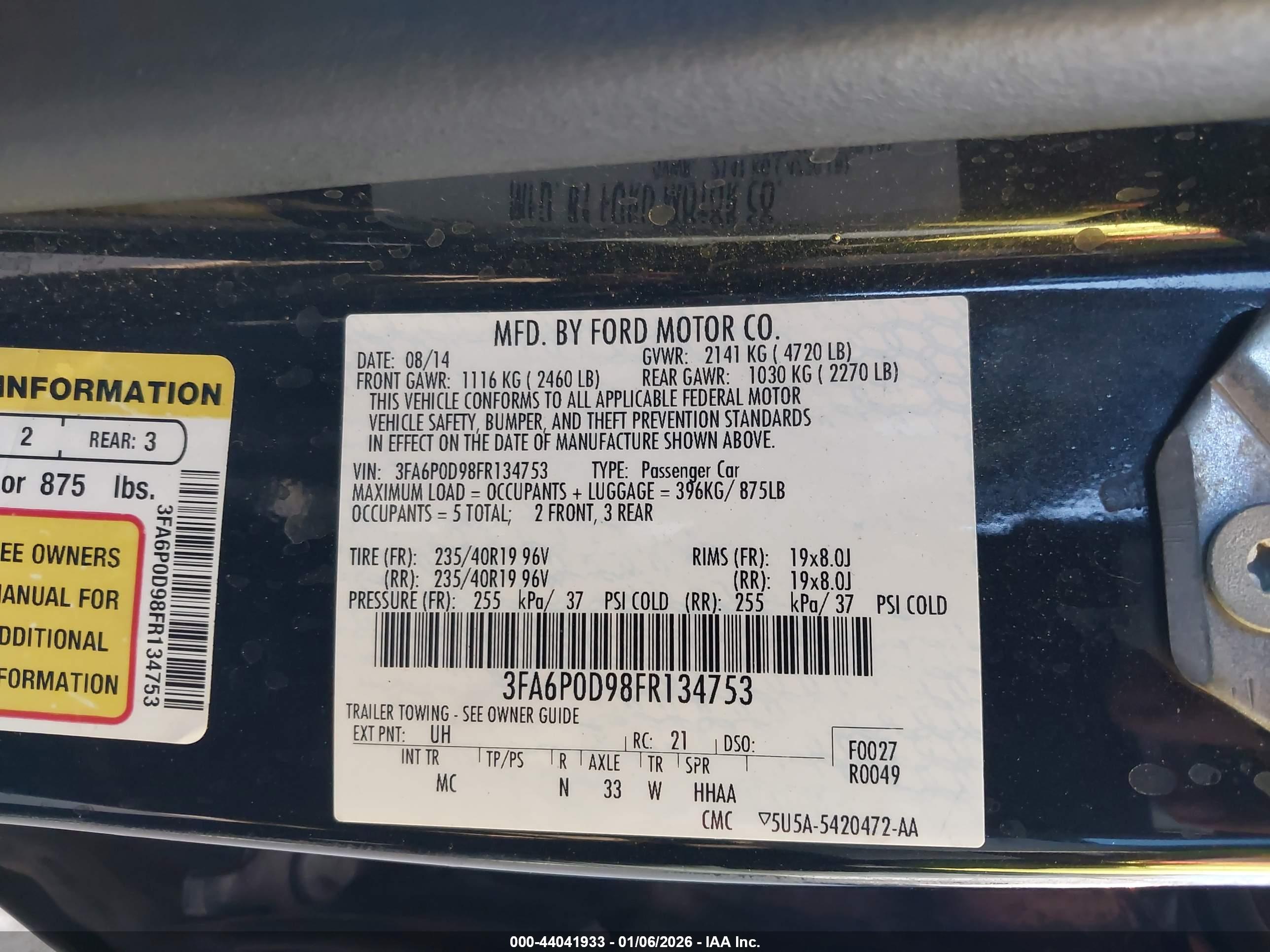 FORD FUSION image 9