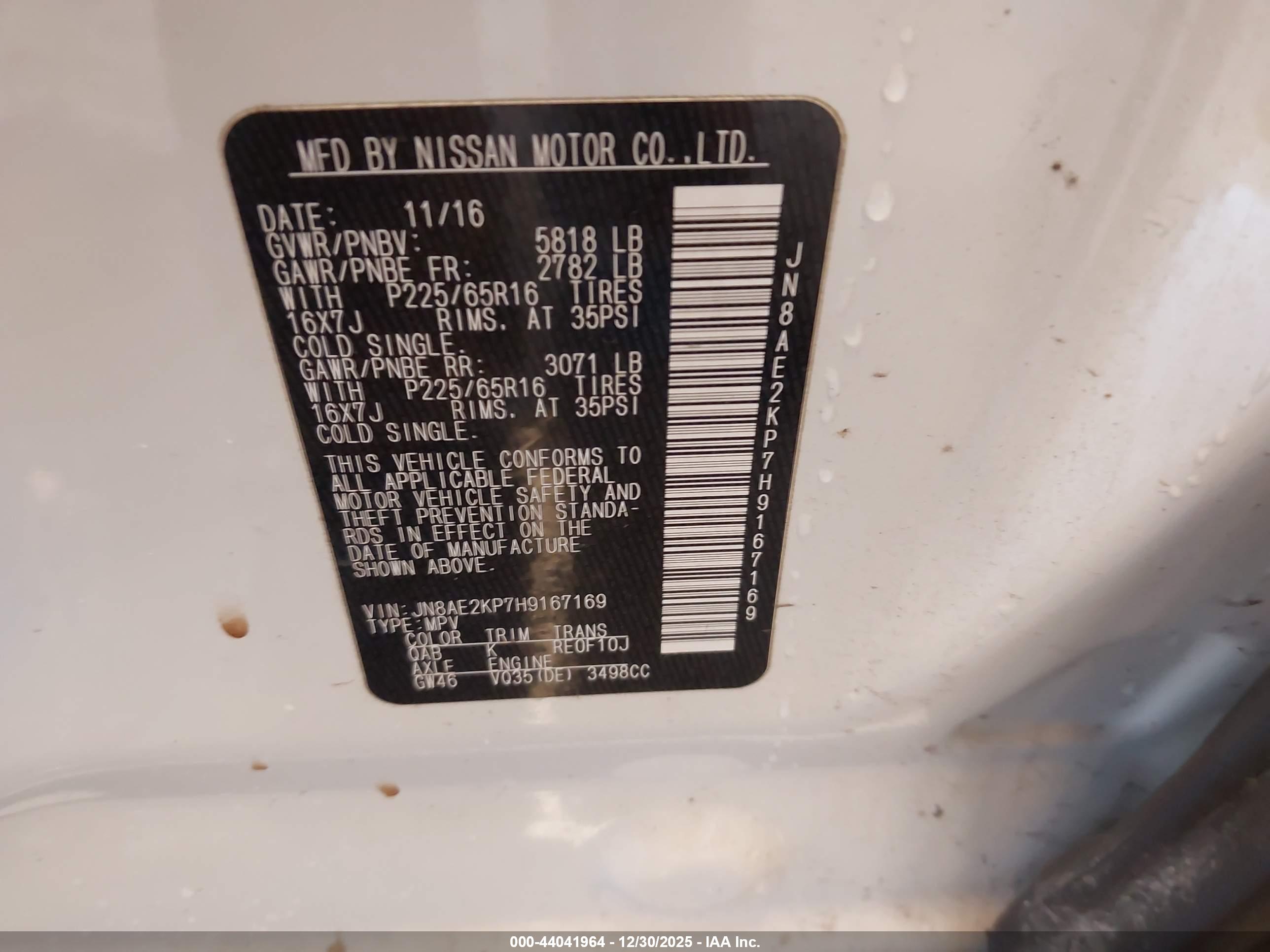 NISSAN QUEST image 9