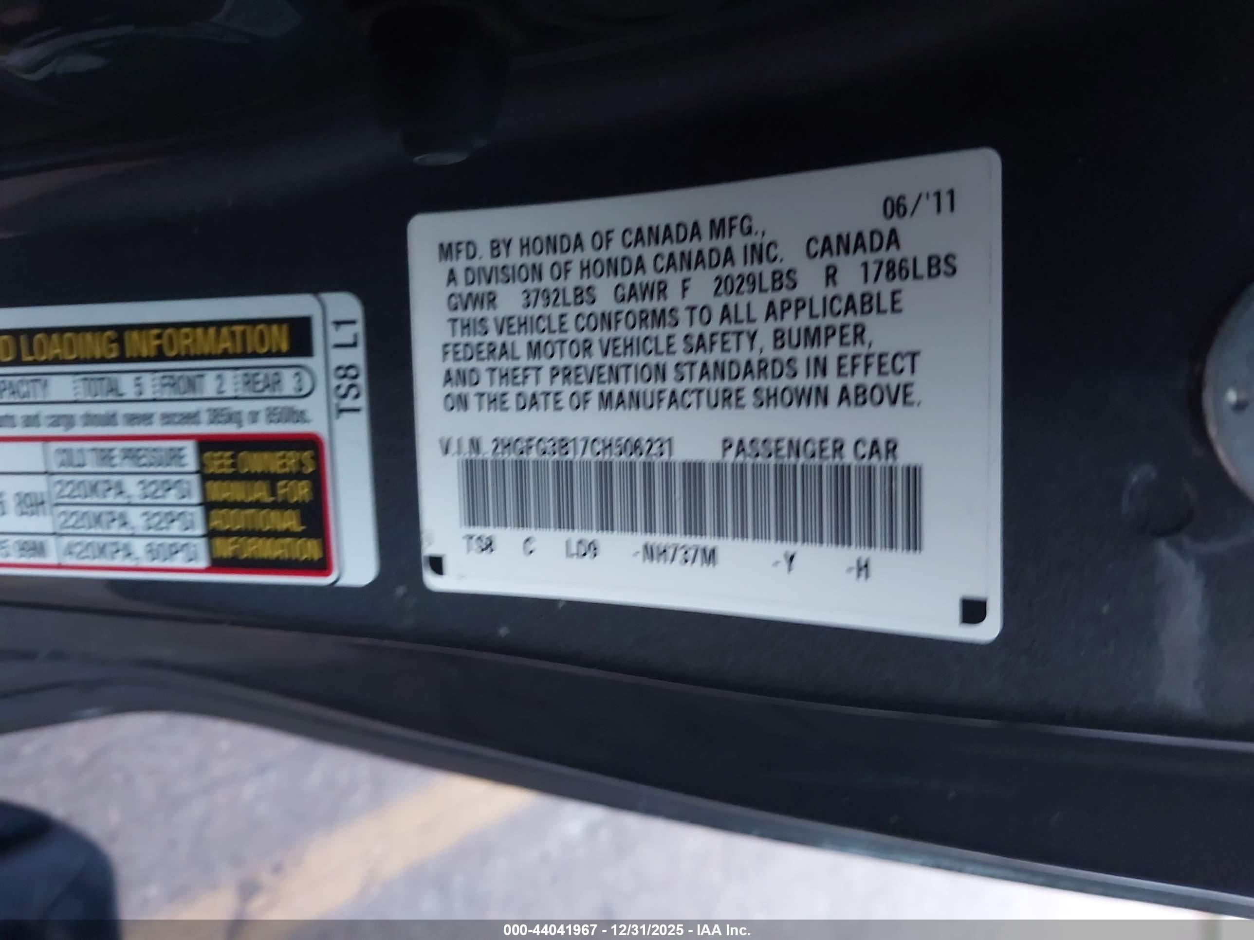 HONDA CIVIC image 9