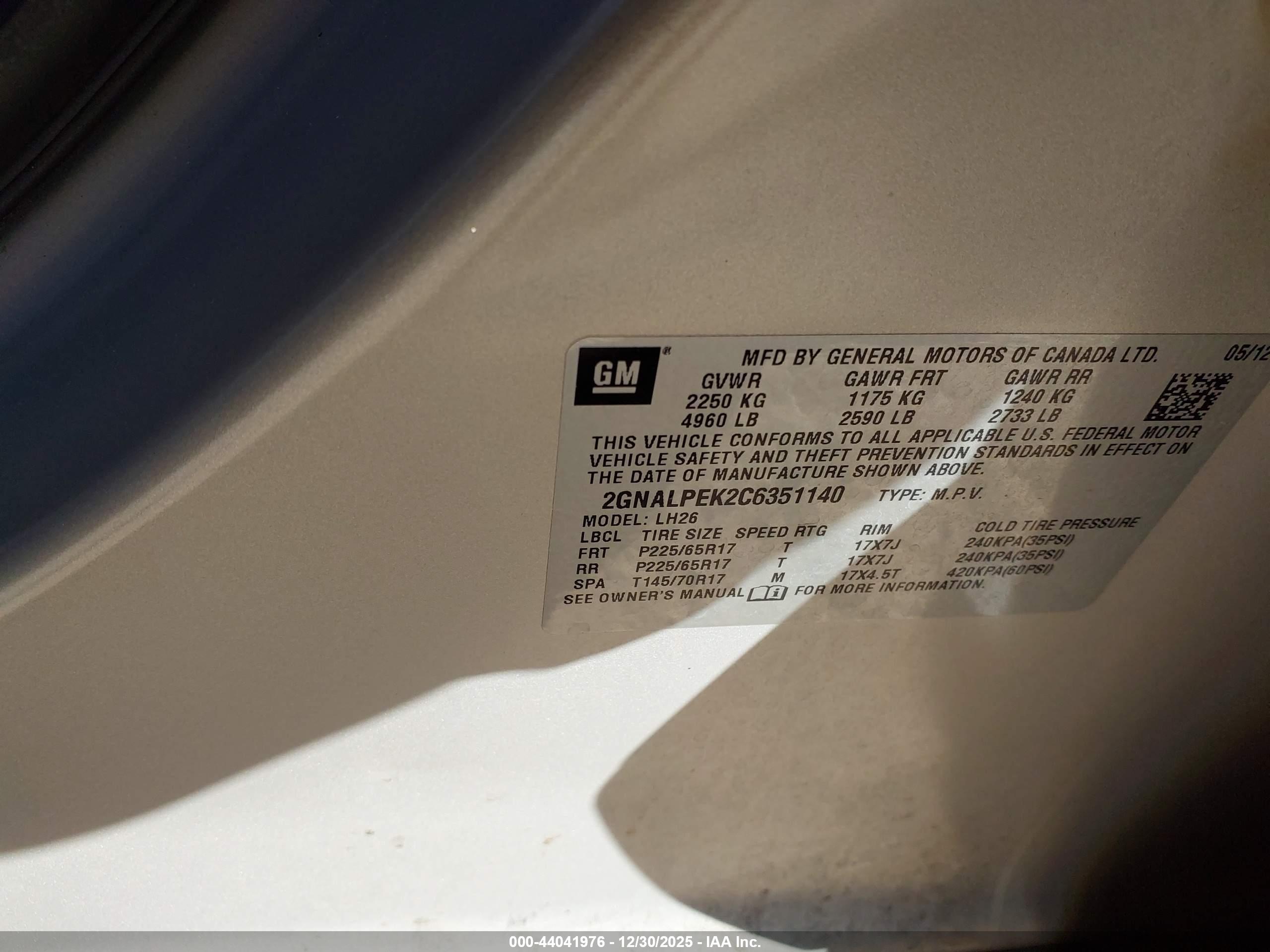 CHEVROLET EQUINOX image 9