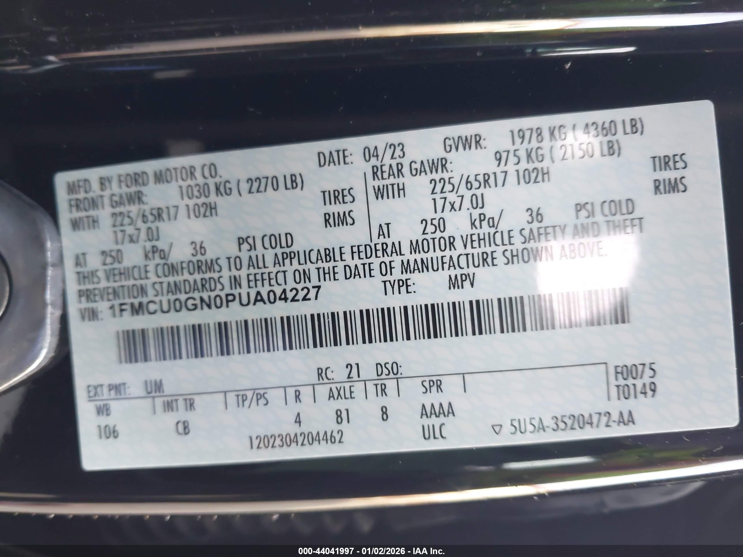 FORD ESCAPE image 9