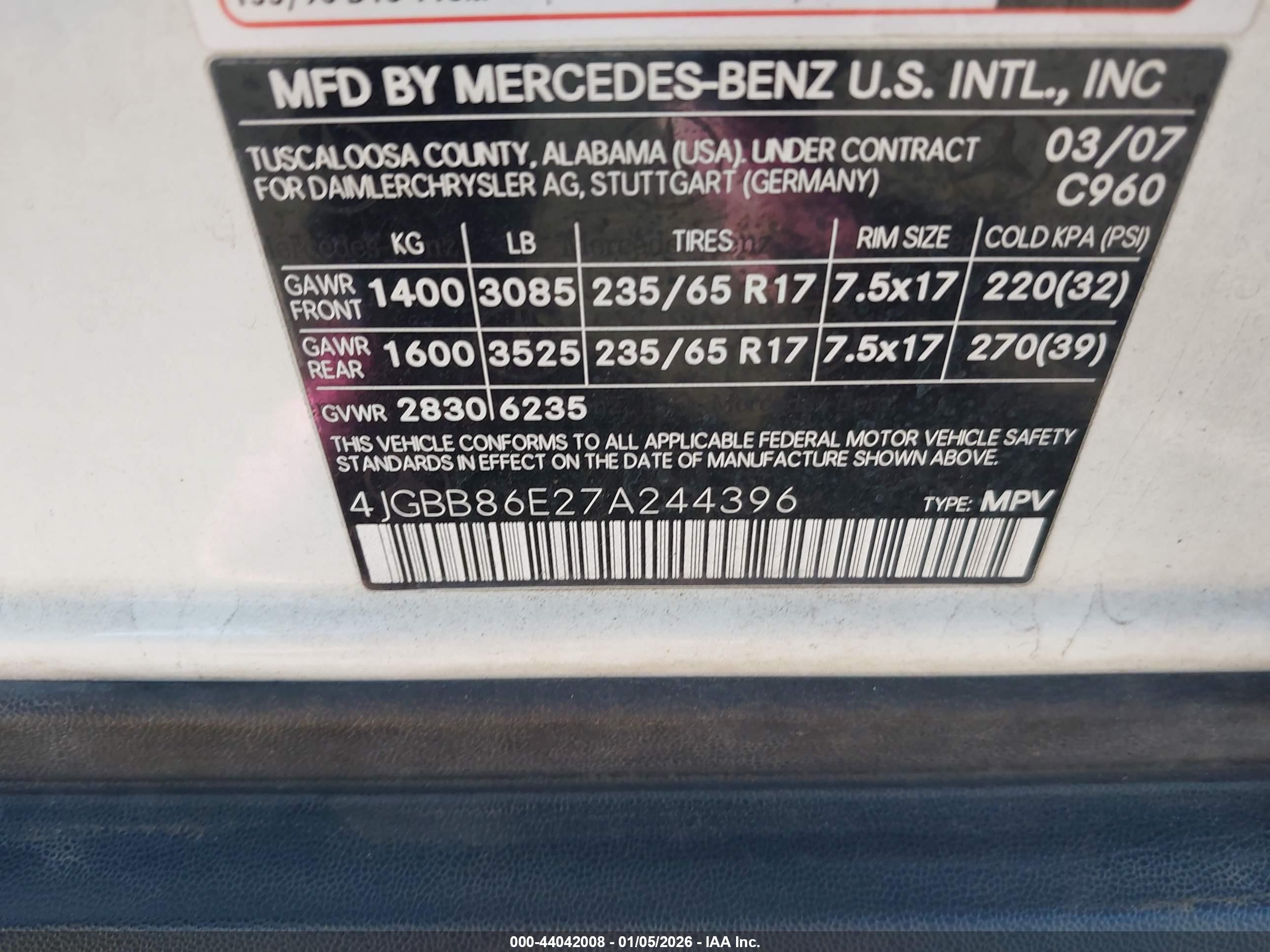 MERCEDES-BENZ ML image 9