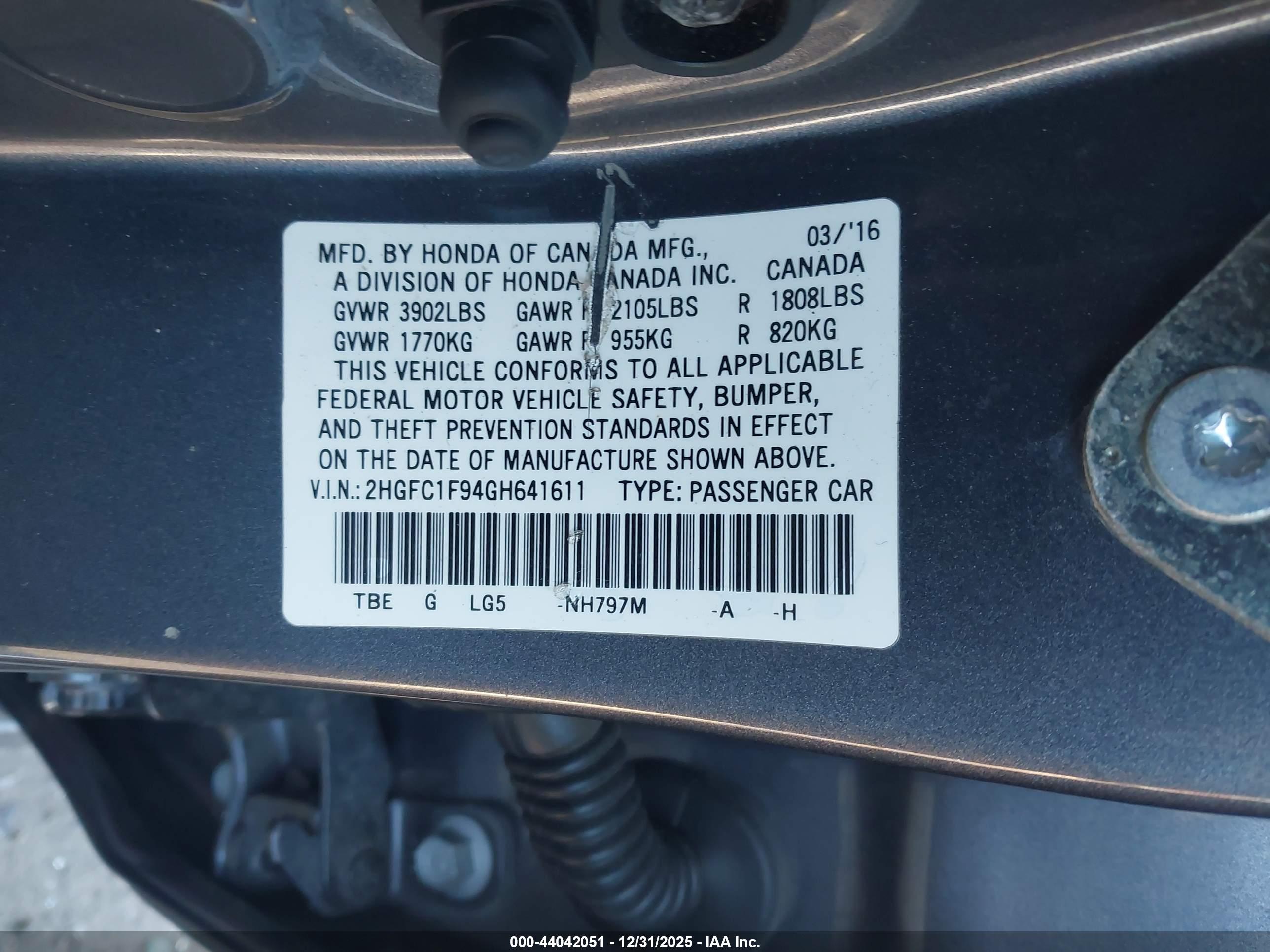 HONDA CIVIC image 9