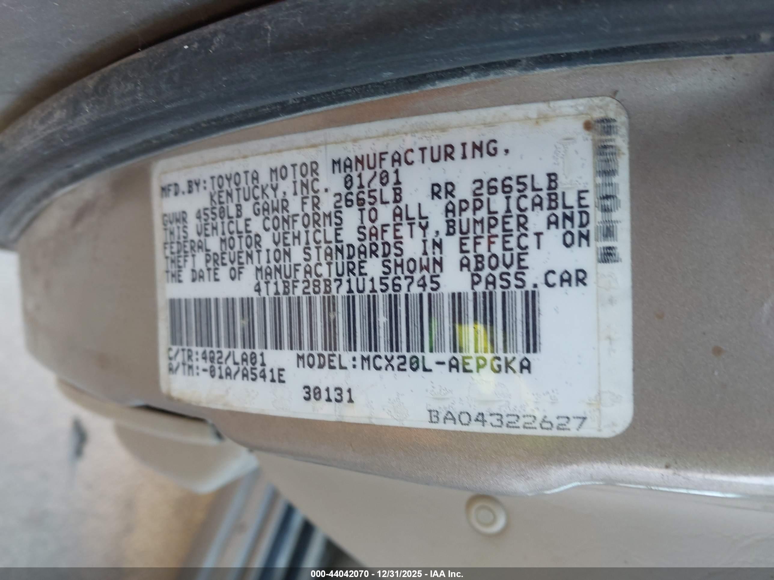 TOYOTA AVALON image 9