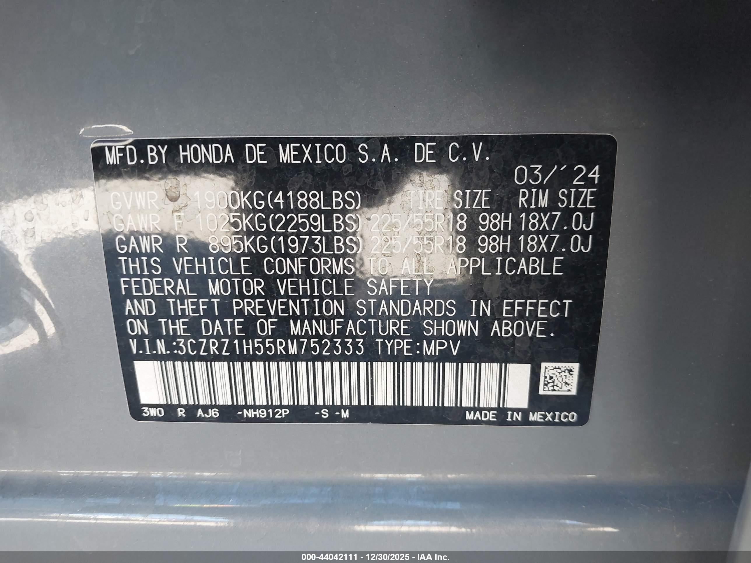 HONDA HR-V image 9