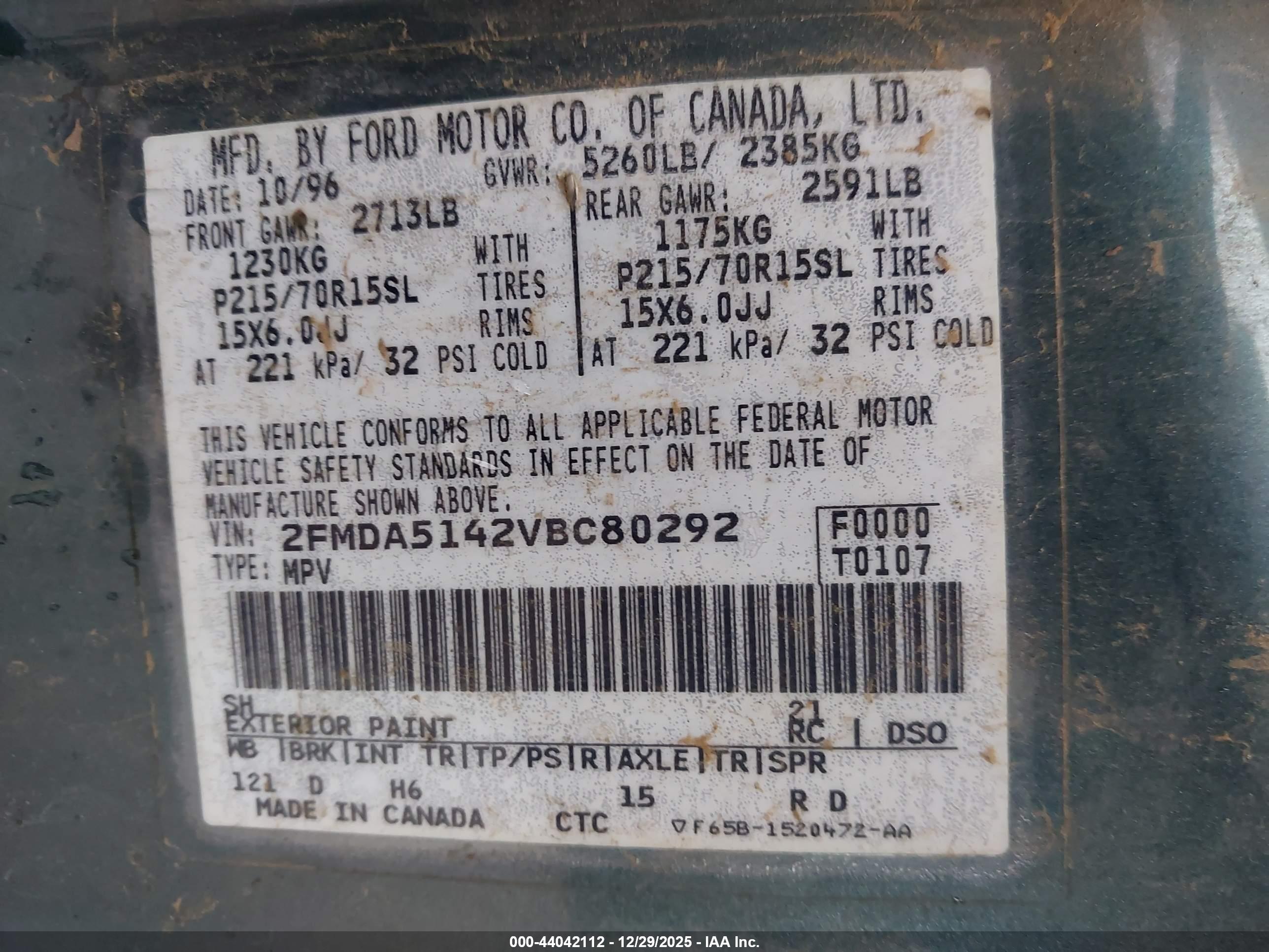 FORD WINDSTAR image 9