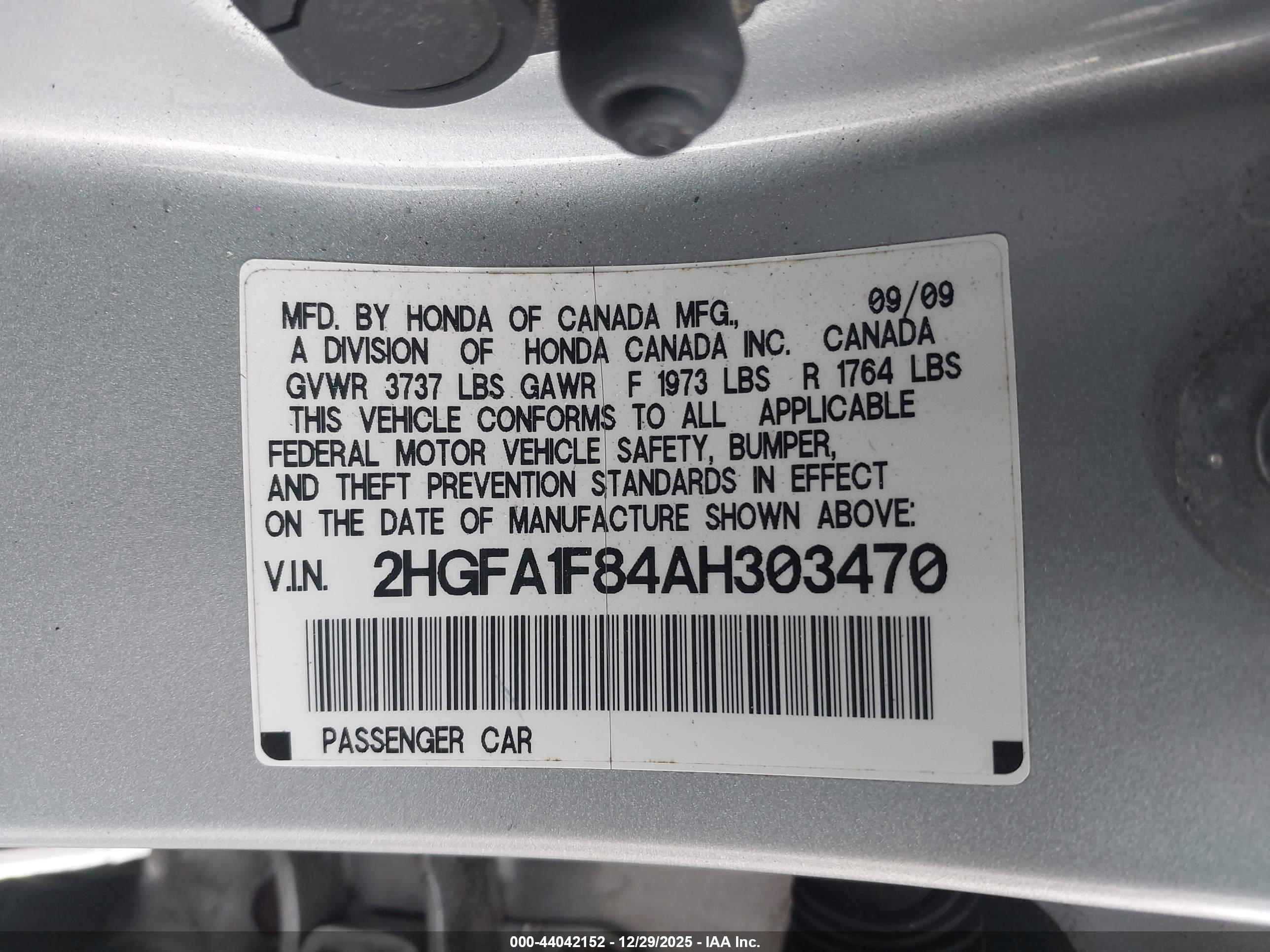 HONDA CIVIC image 9