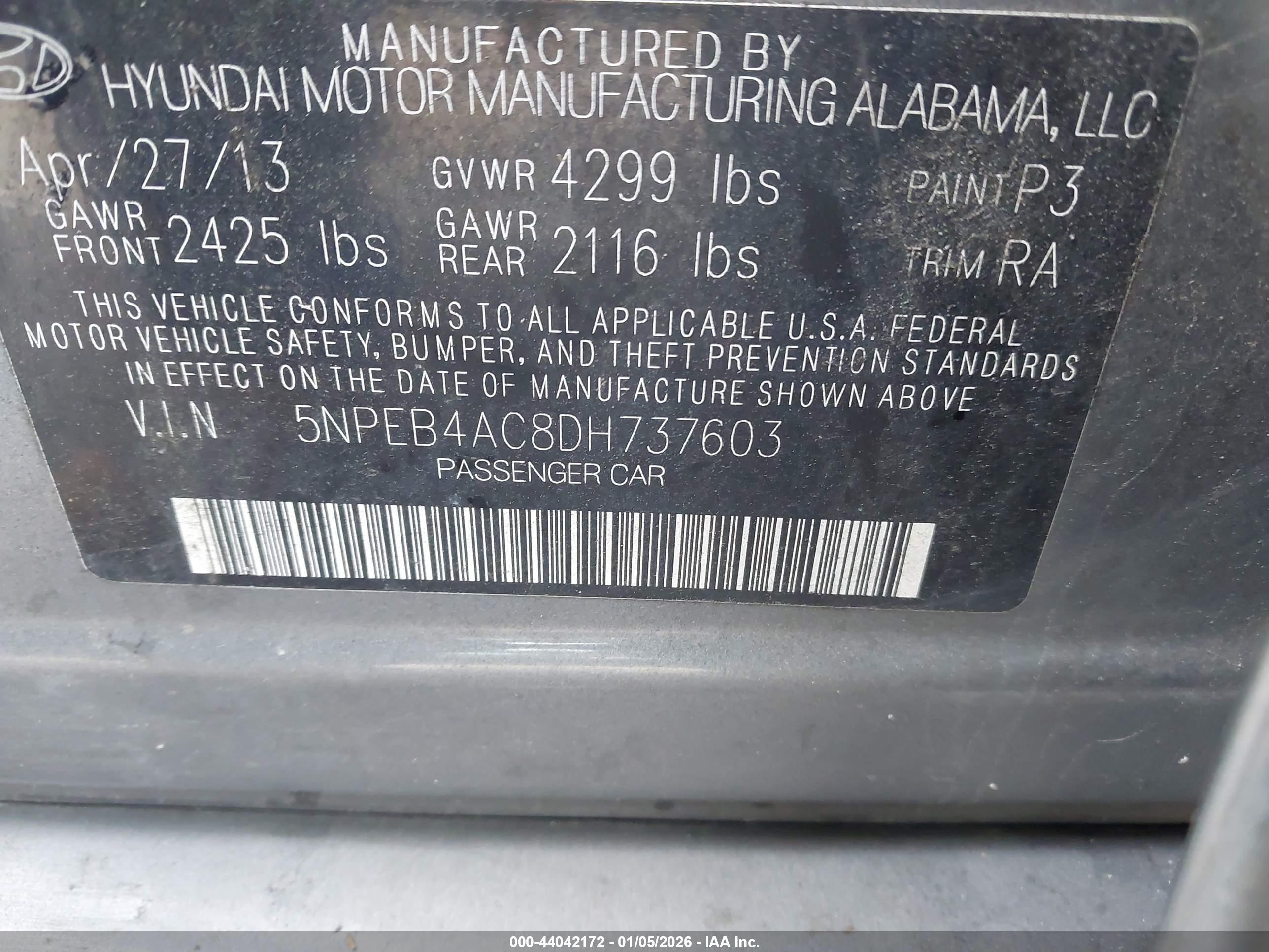 HYUNDAI SONATA image 9