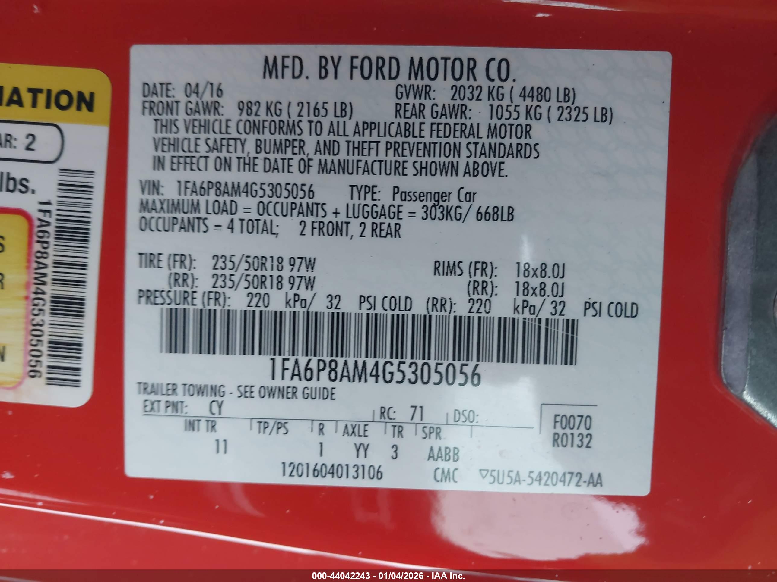 FORD MUSTANG image 9