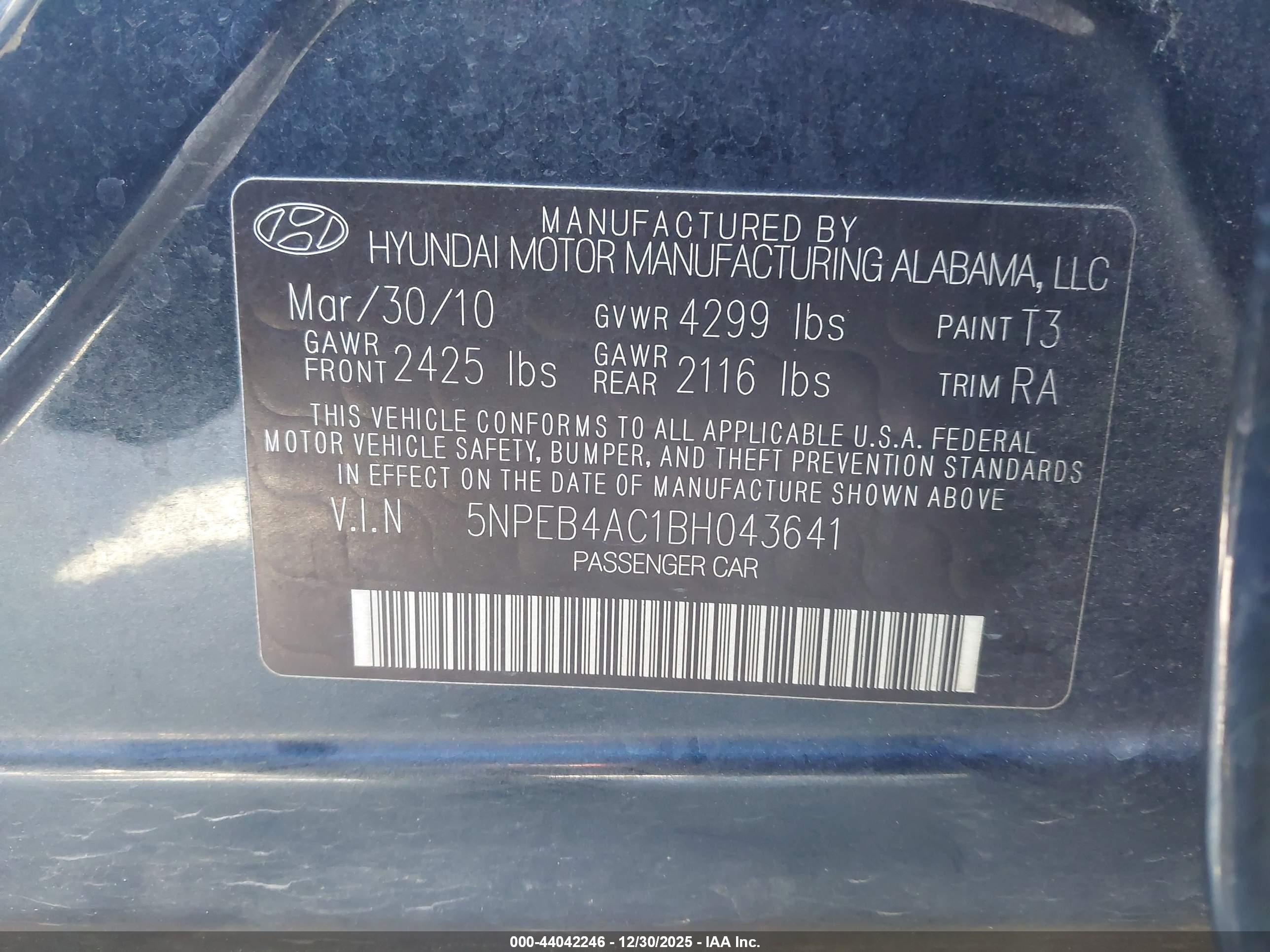 HYUNDAI SONATA image 9