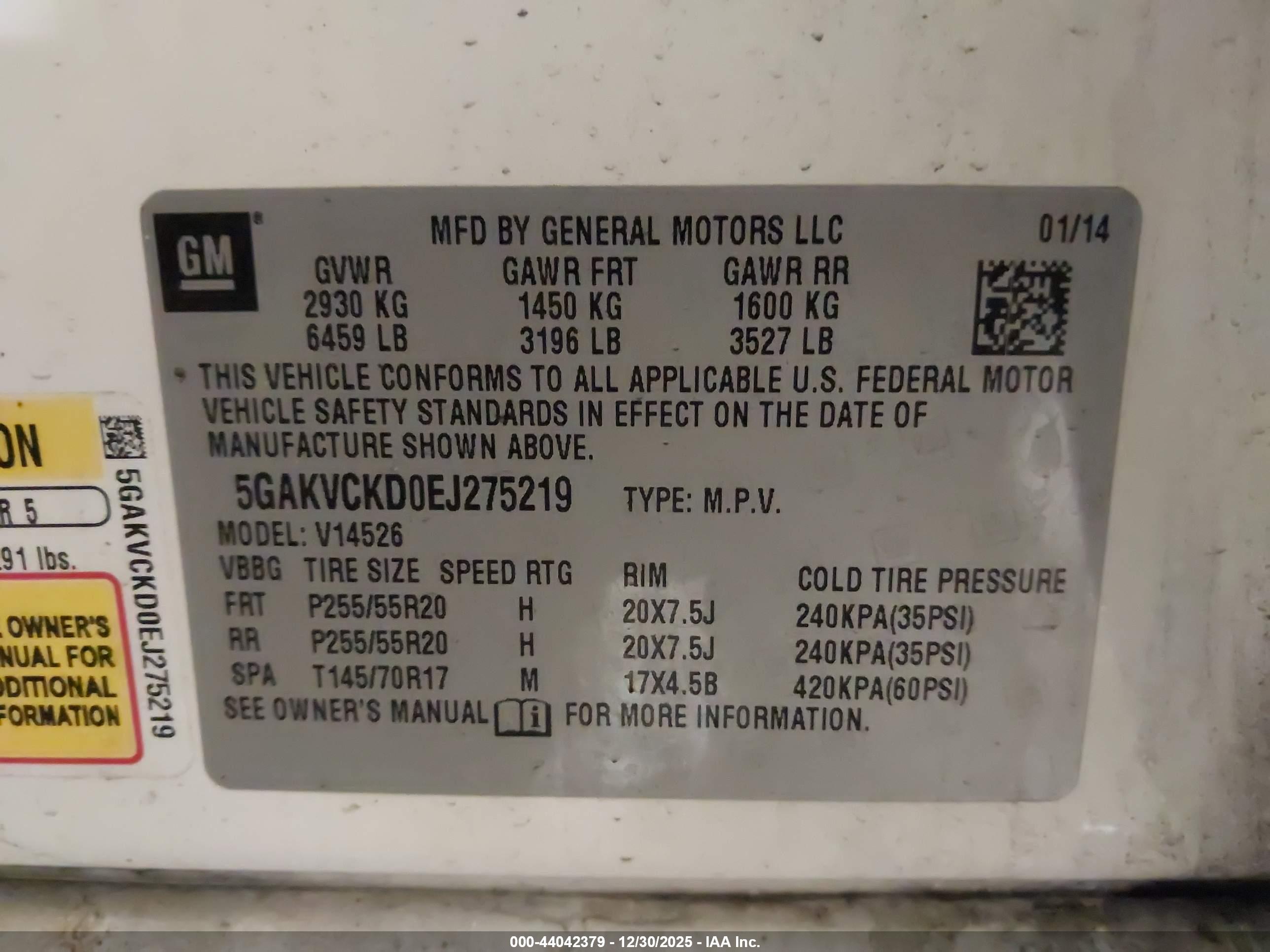 BUICK ENCLAVE image 9