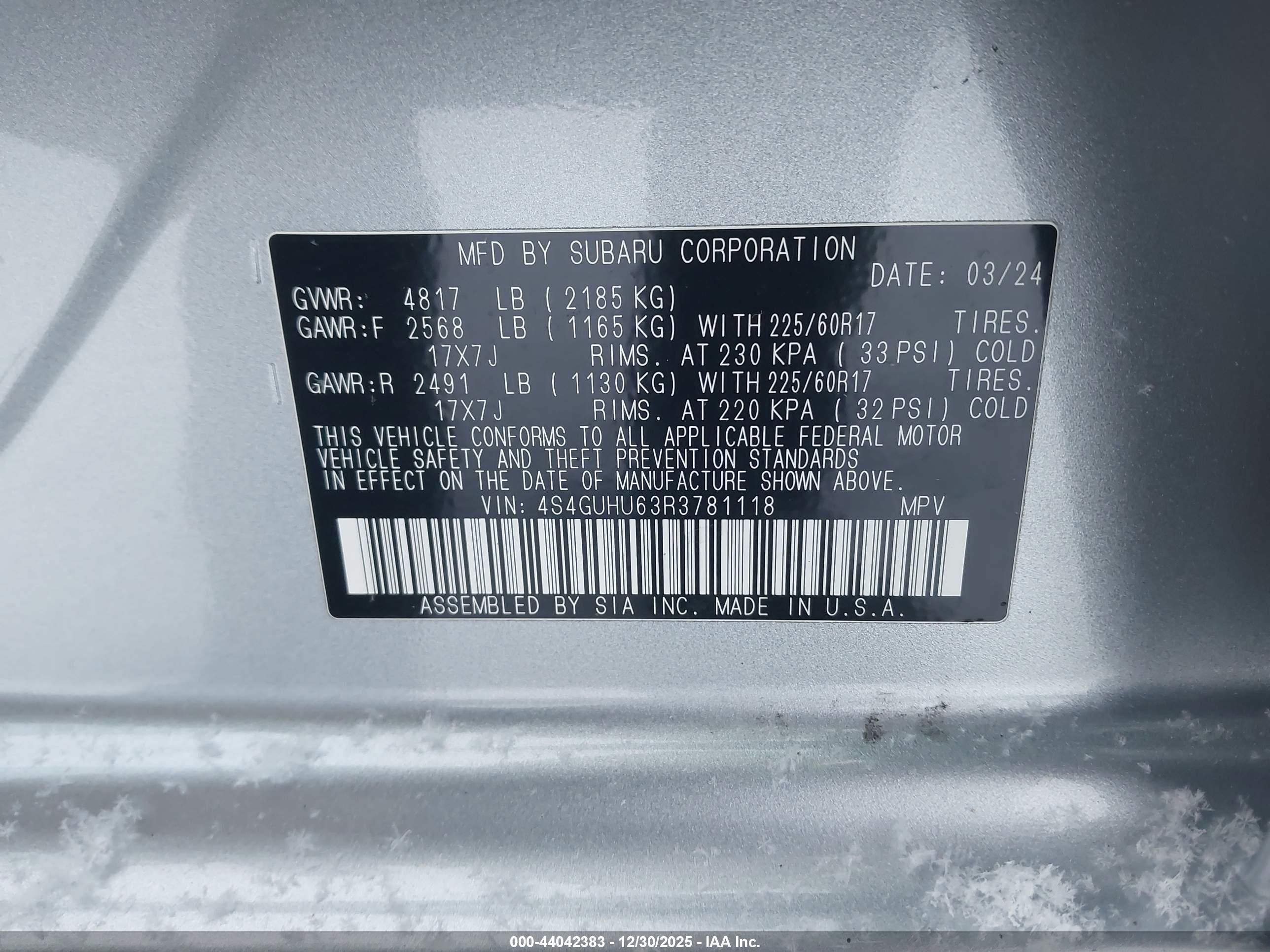 SUBARU CROSSTREK image 9